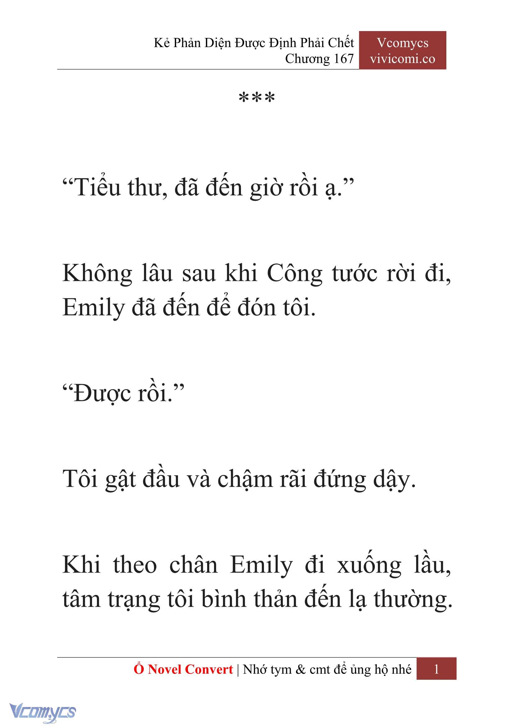 [Novel] Kẻ Phản Diện Được Định Phải Chết Chap 167 - Trang 2