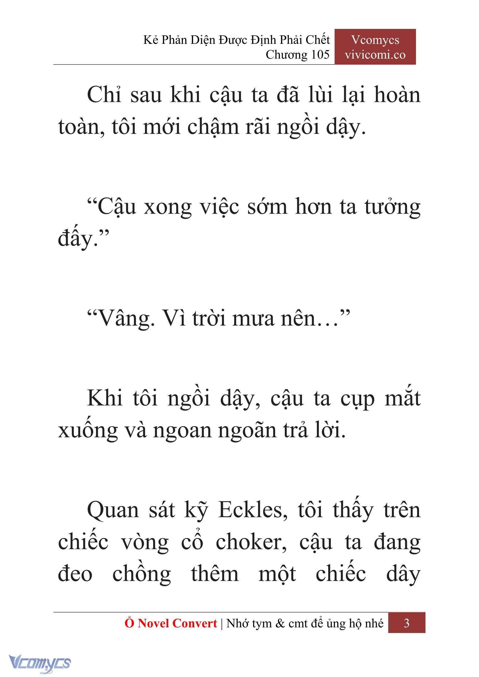 [Novel] Kẻ Phản Diện Được Định Phải Chết Chap 105 - Next Chap 106