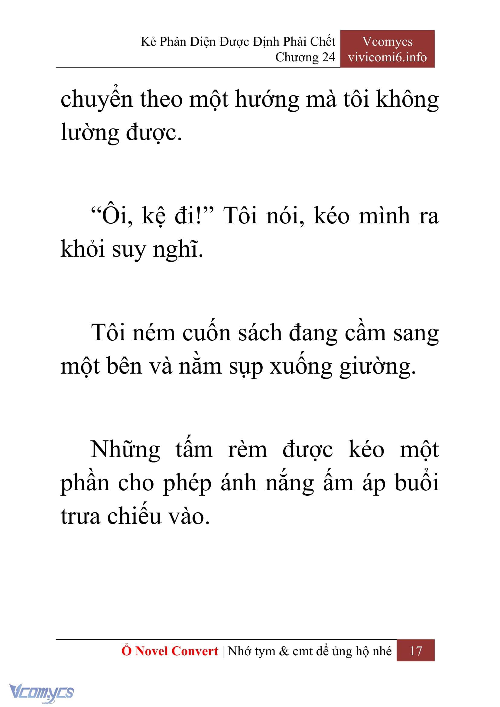 [Novel] Kẻ Phản Diện Được Định Phải Chết Chap 24 - Trang 2