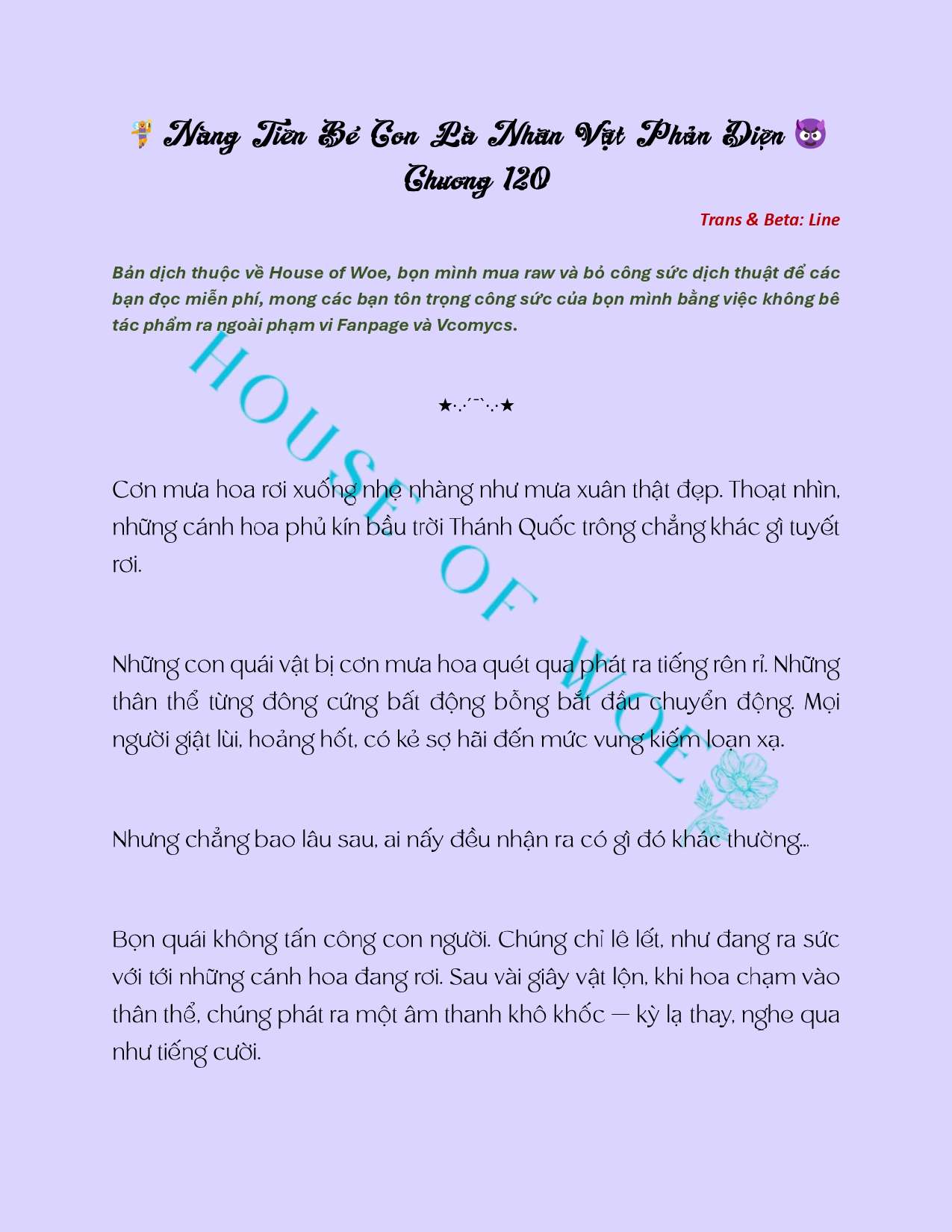 [NOVEL] NÀNG TIÊN BÉ CON LÀ NHÂN VẬT PHẢN DIỆN Chap 120 - Trang 2