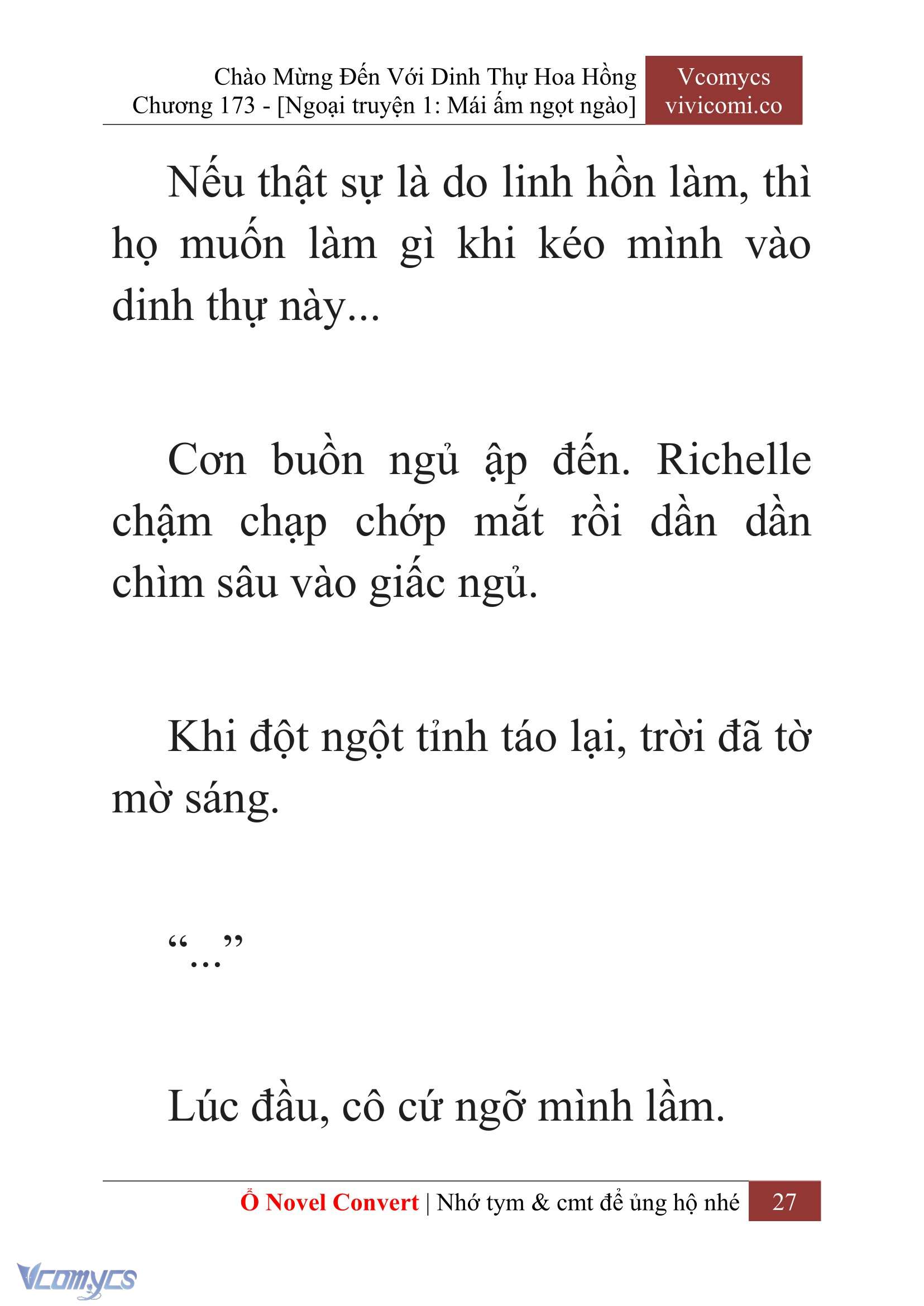 [Novel] Chào Mừng Đến Với Dinh Thự Hoa Hồng Chap 173 - Trang 2