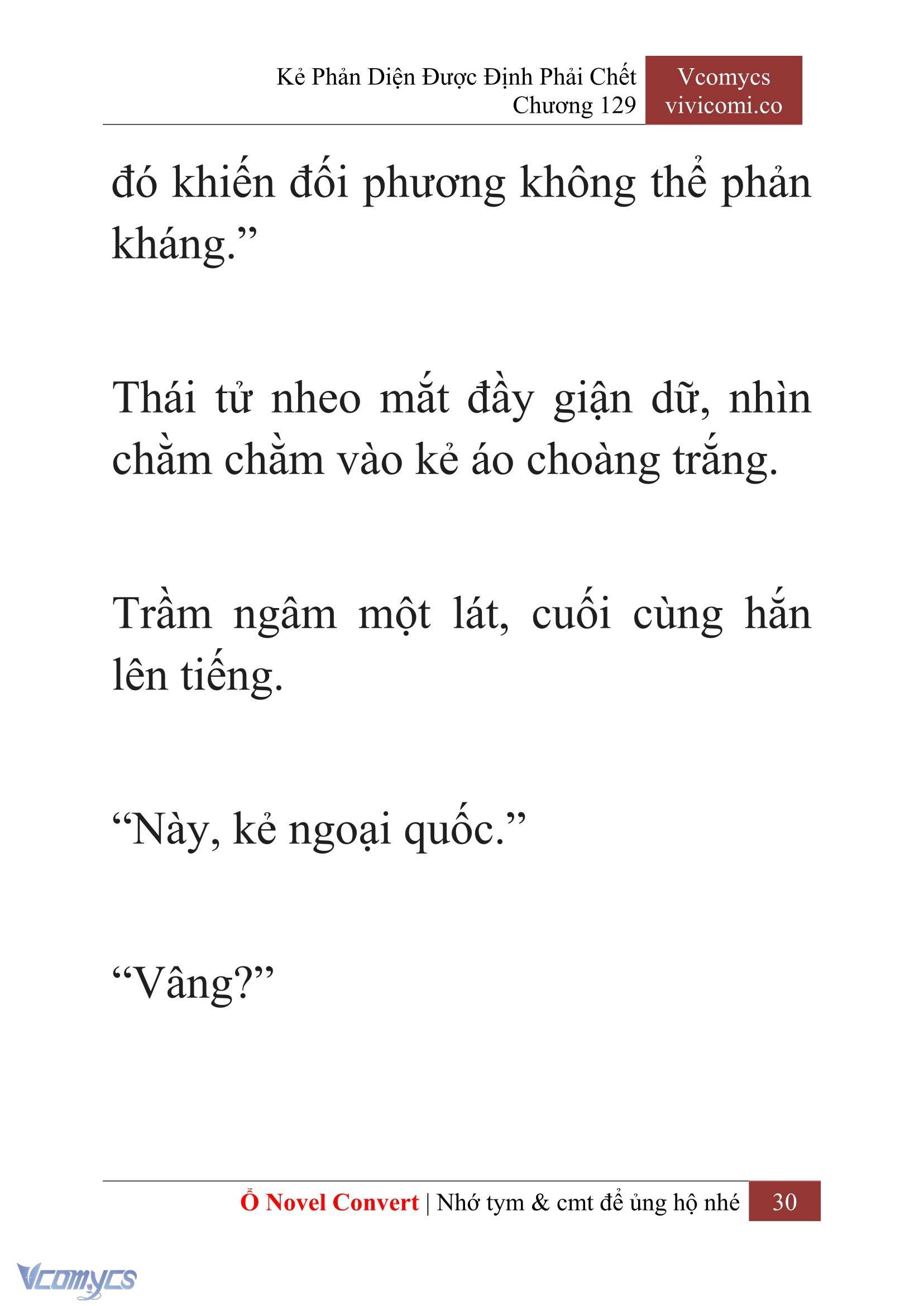 [Novel] Kẻ Phản Diện Được Định Phải Chết Chap 129 - Trang 2