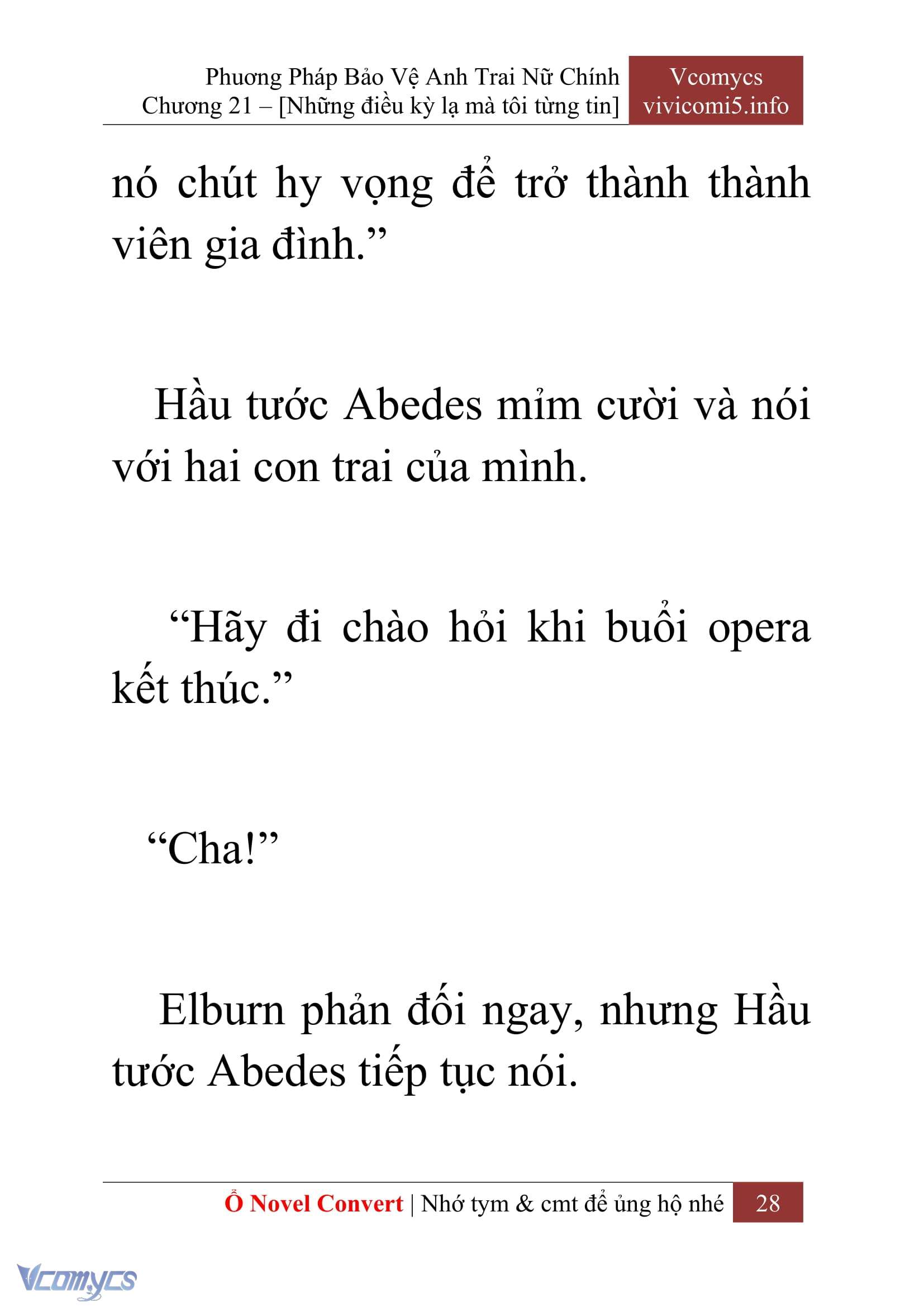 [Novel] Tôi Không Còn Là Đối Thủ Của Nam Chính Chap 21 - Trang 2