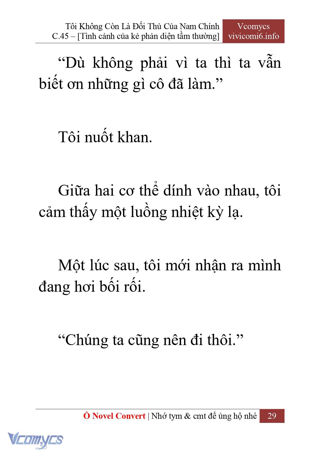 [Novel] Tôi Không Còn Là Đối Thủ Của Nam Chính Chap 45 - Trang 2