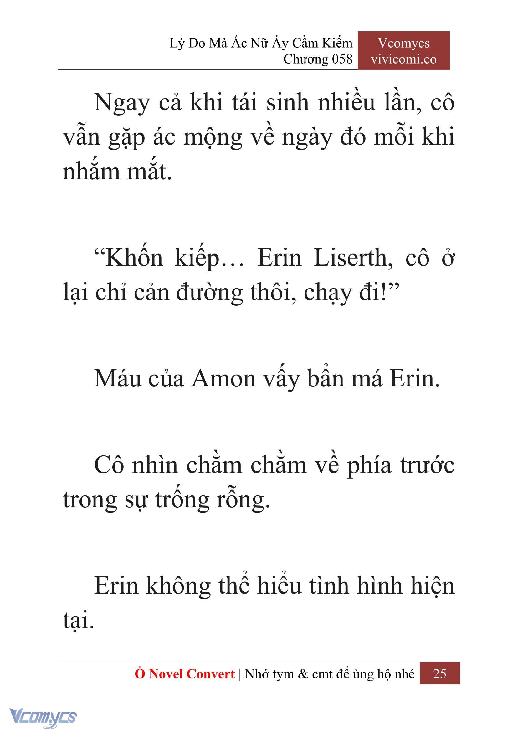 [Novel] Lý Do Mà Ác Nữ Ấy Cầm Kiếm Chap 58 - Next Chap 59