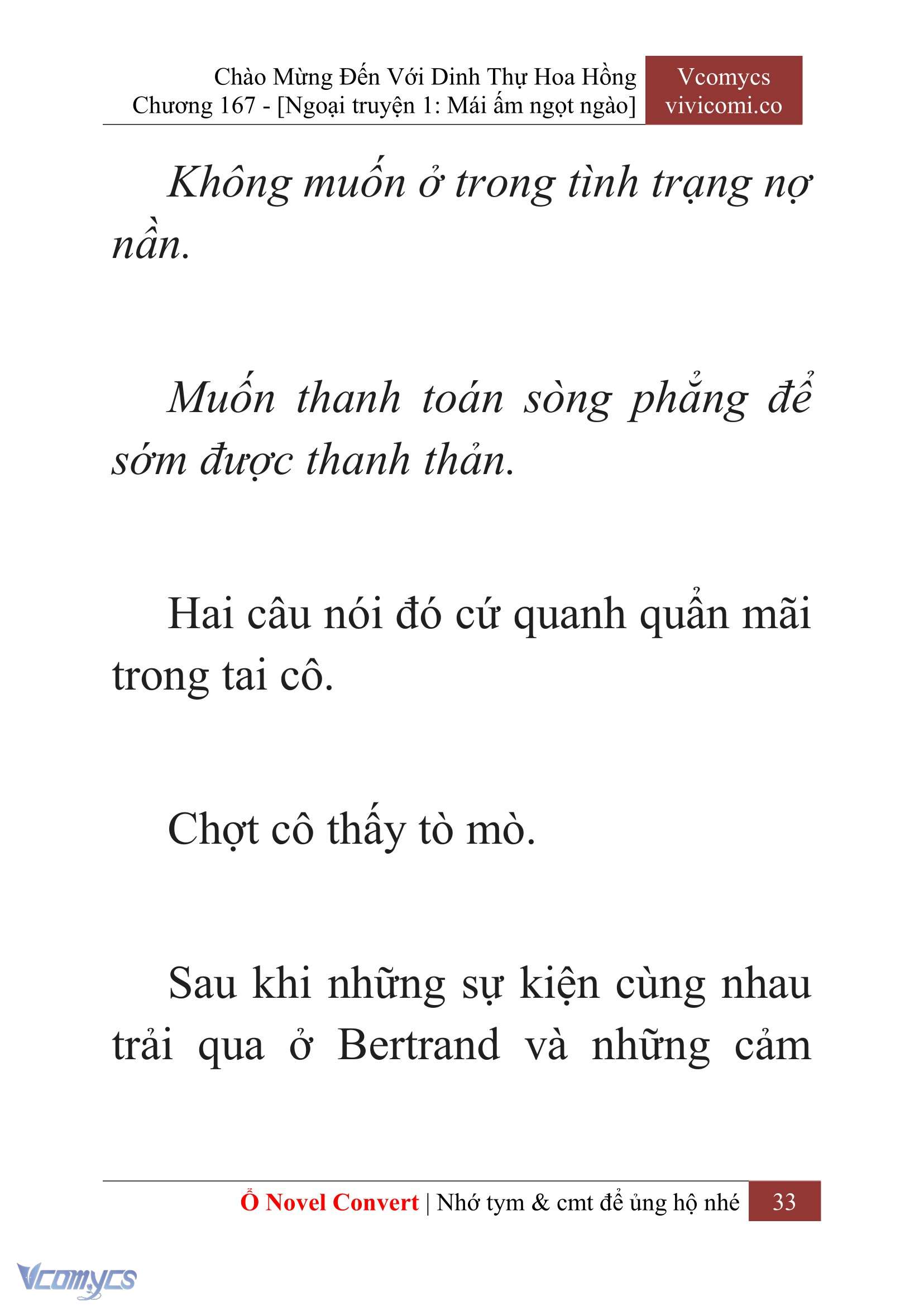 [Novel] Chào Mừng Đến Với Dinh Thự Hoa Hồng Chap 167 - Trang 2