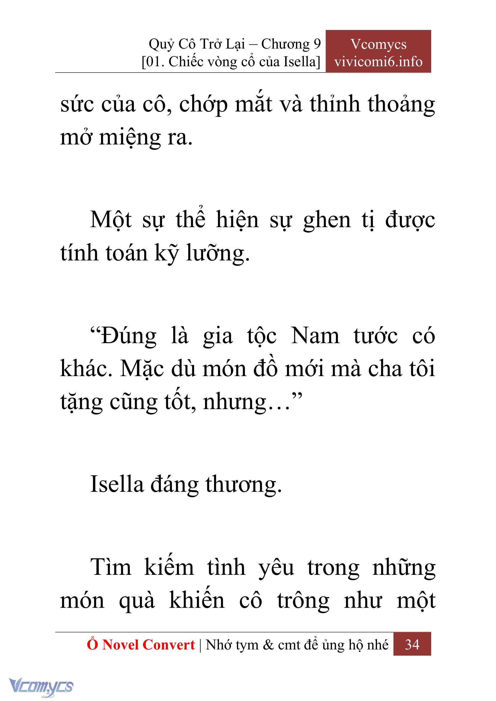 [Novel] Quý Cô Trở Lại Chap 9 - Trang 2