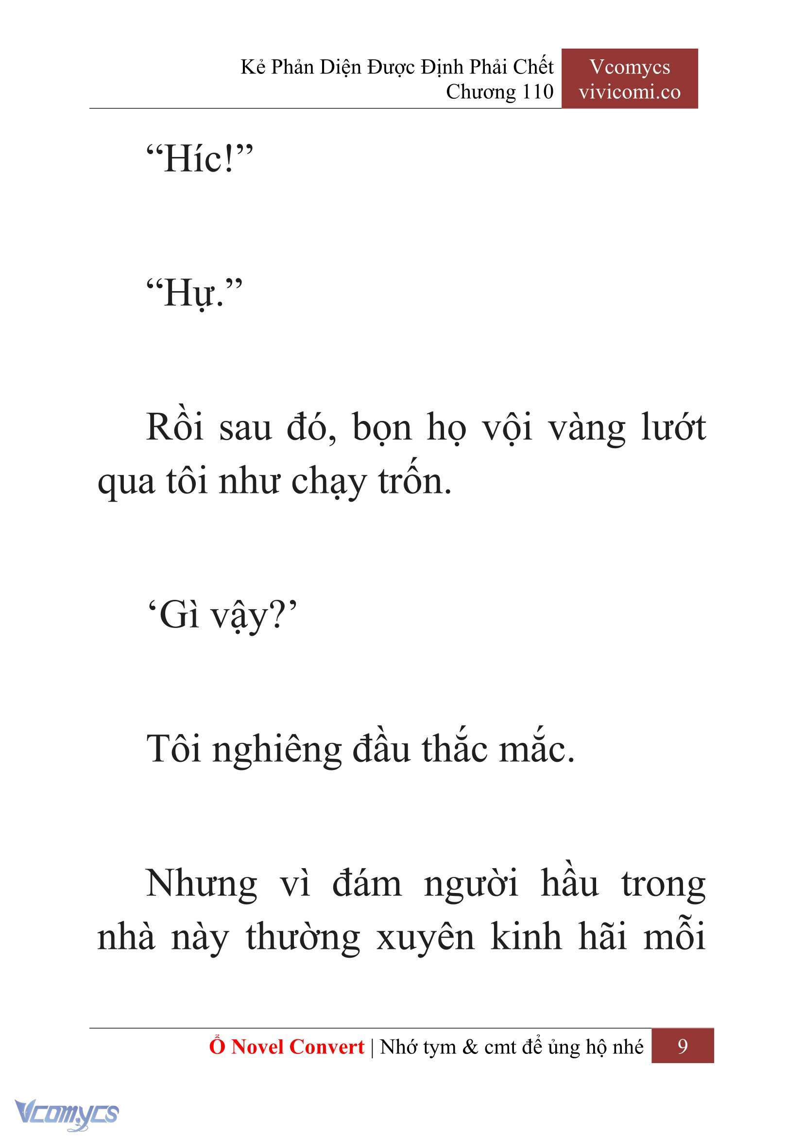 [Novel] Kẻ Phản Diện Được Định Phải Chết Chap 110 - Next Chap 111