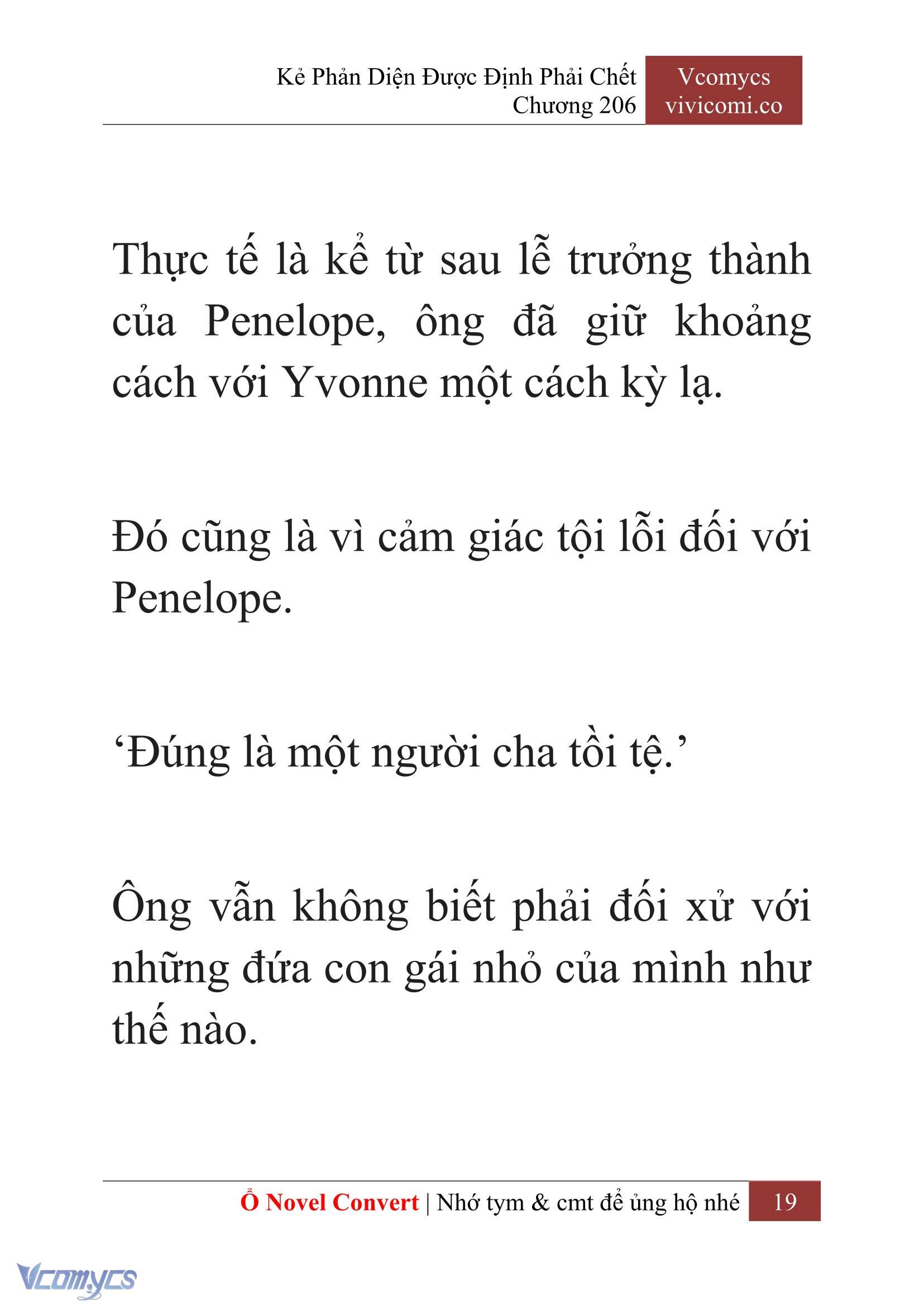 [Novel] Kẻ Phản Diện Được Định Phải Chết Chap 206 - Next Chap 207