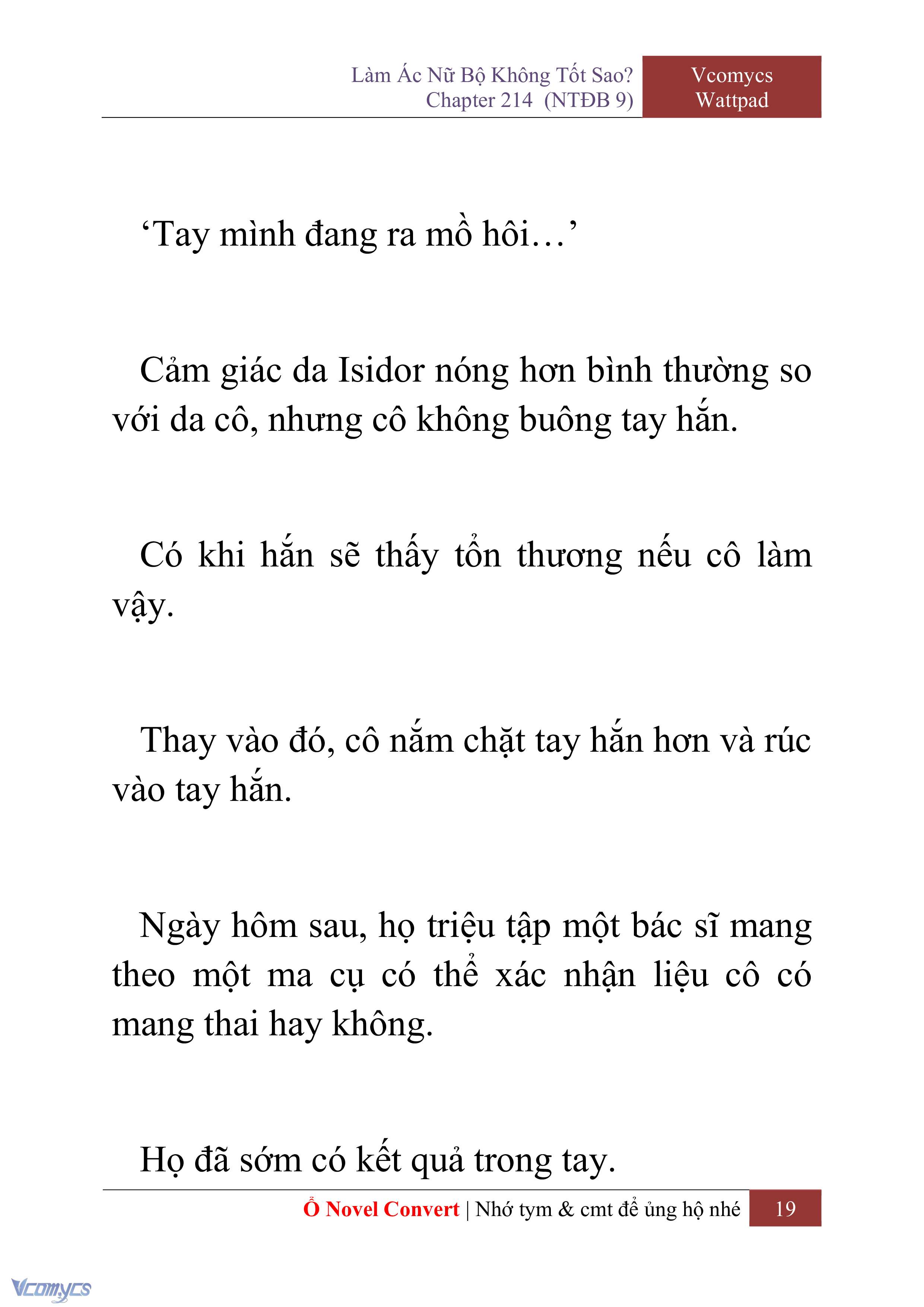 [Novel] Làm Ác Nữ Bộ Không Tốt Sao? Chap 214 - Trang 2