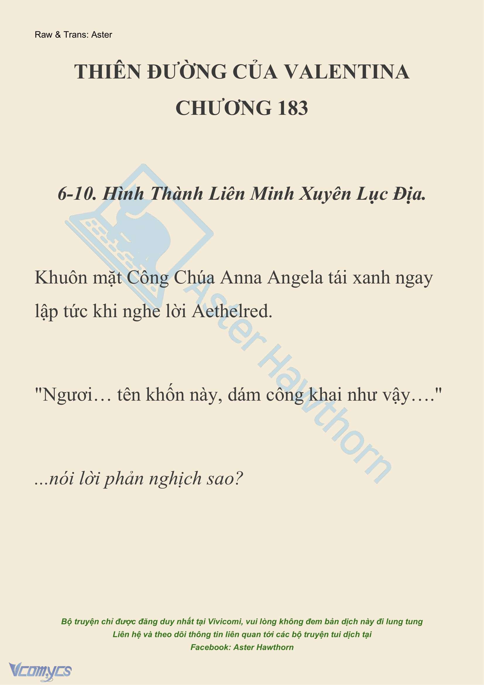 [NOVEL] Thiên Đường Của Valentina Chap 183 - Next Chap 184