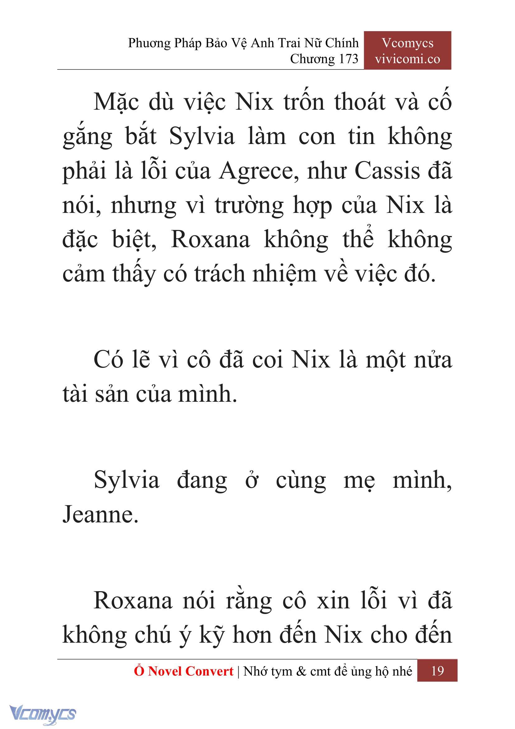 [Novel] Phương Pháp Bảo Vệ Anh Trai Nữ Chính Chap 173 - Trang 2