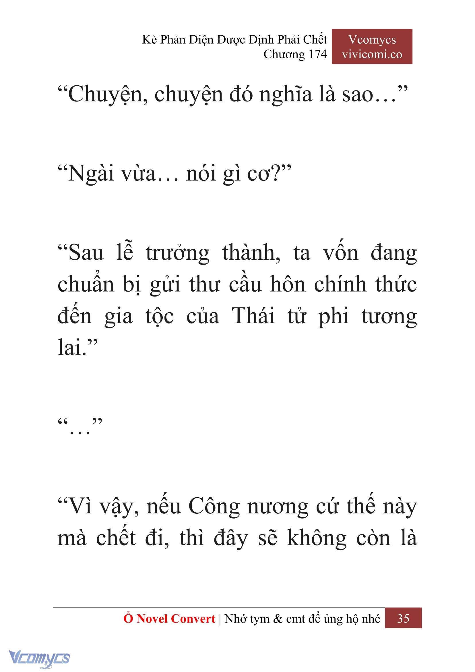 [Novel] Kẻ Phản Diện Được Định Phải Chết Chap 174 - Trang 2