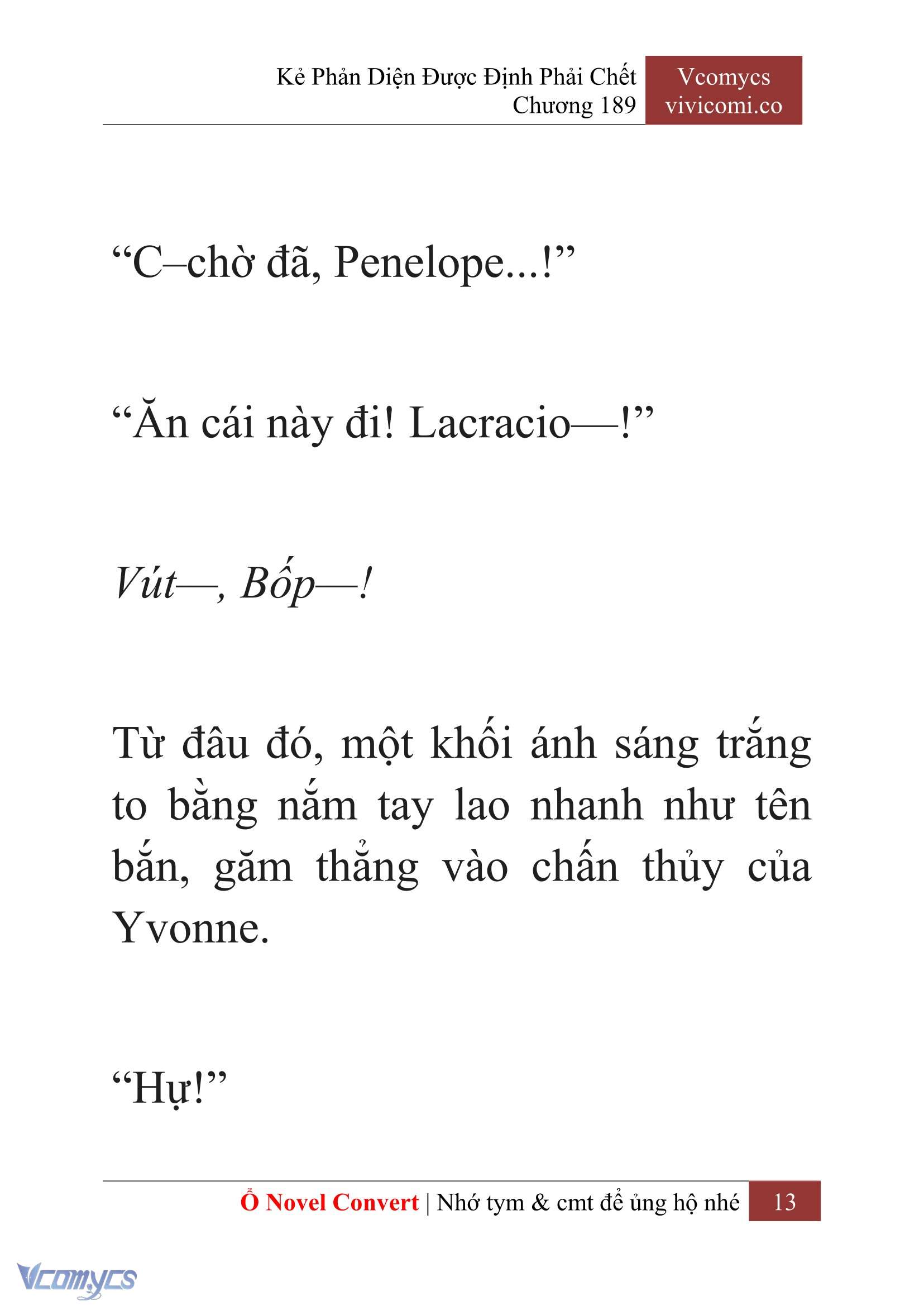 [Novel] Kẻ Phản Diện Được Định Phải Chết Chap 189 - Trang 2