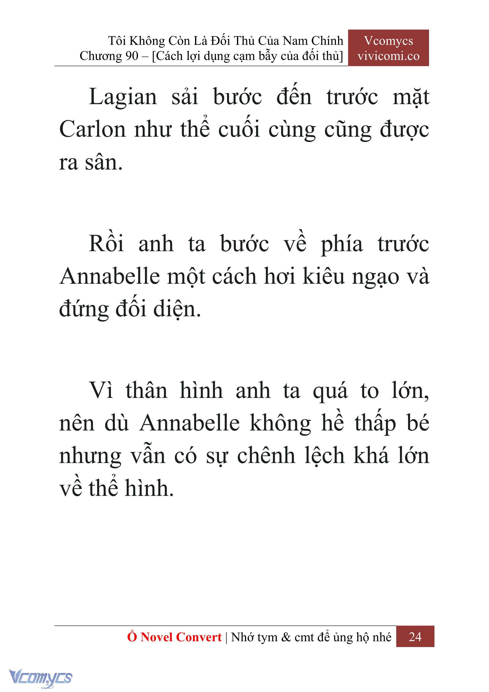 [Novel] Tôi Không Còn Là Đối Thủ Của Nam Chính Chap 90 - Trang 2