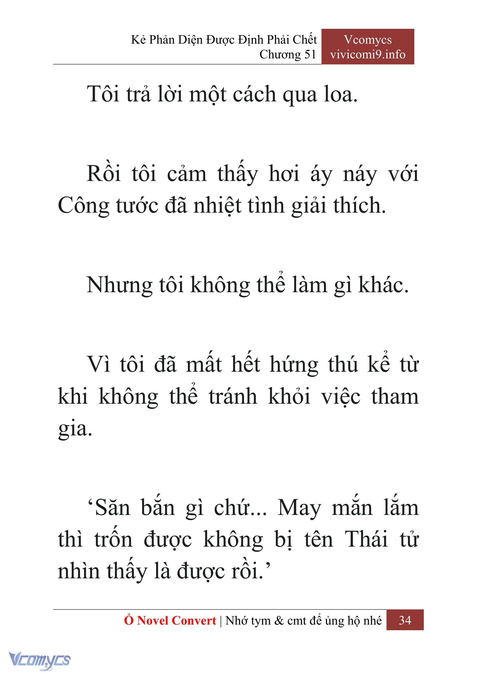 [Novel] Kẻ Phản Diện Được Định Phải Chết Chap 51 - Next Chap 52