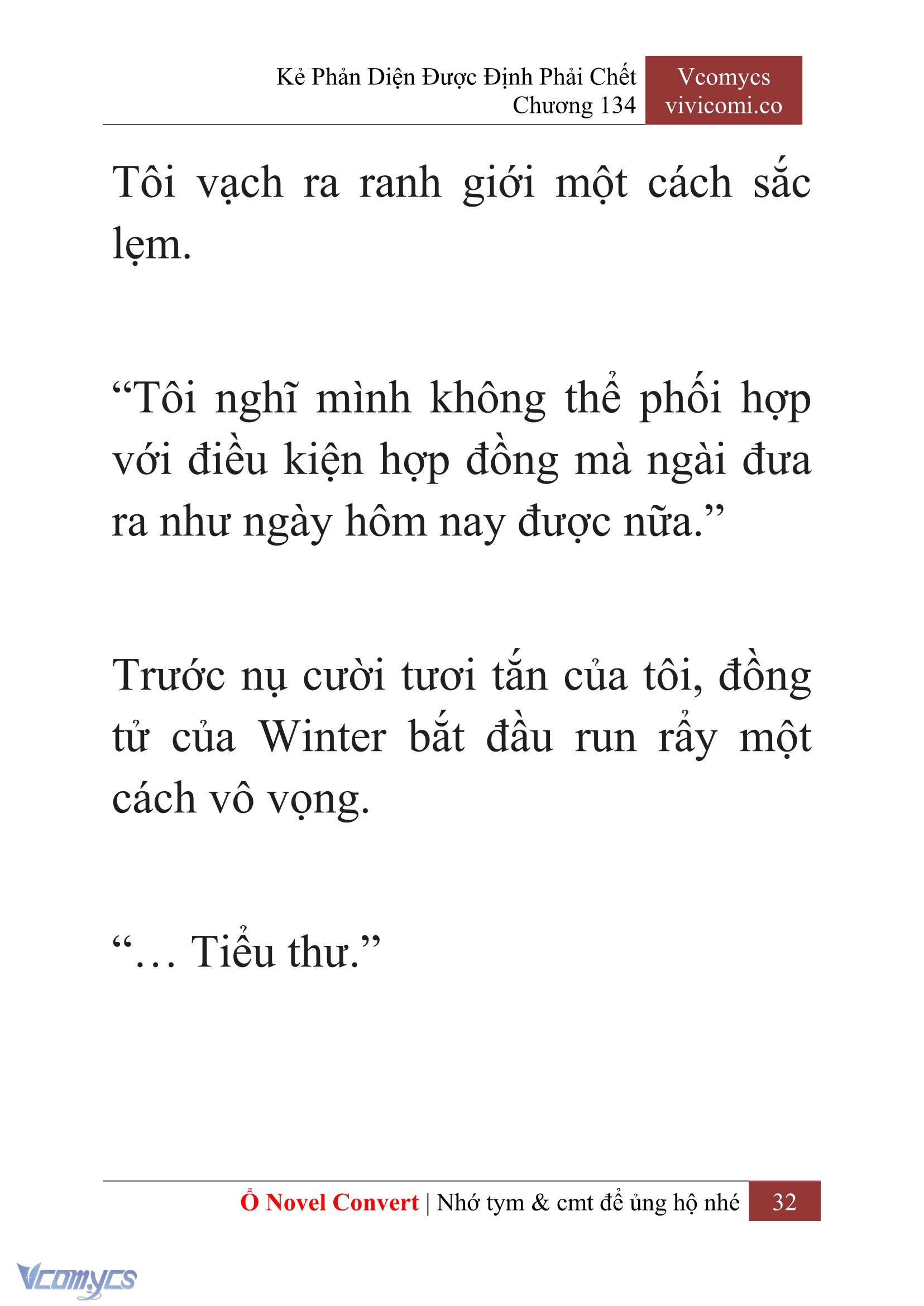[Novel] Kẻ Phản Diện Được Định Phải Chết Chap 134 - Trang 2