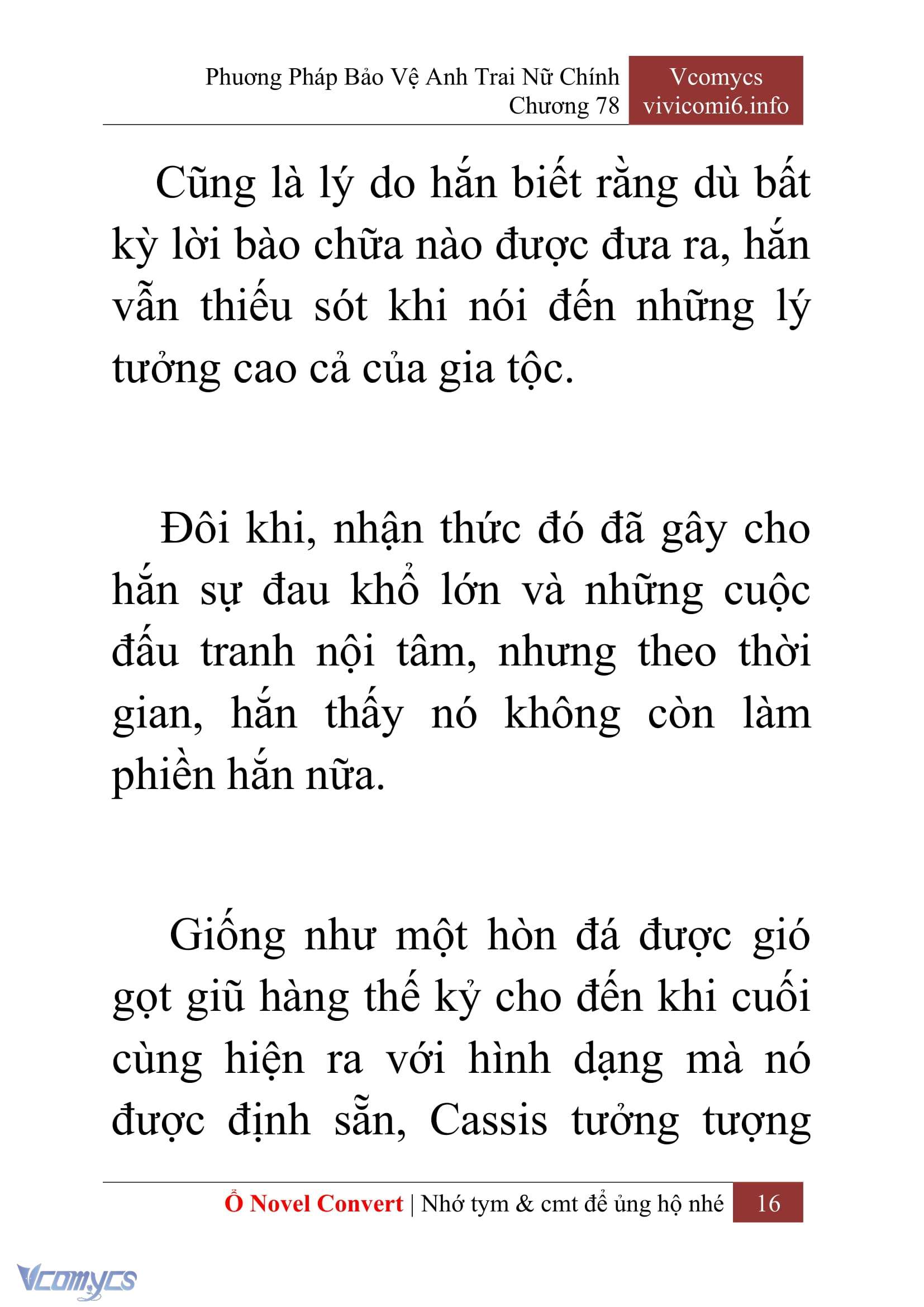 [Novel] Phương Pháp Bảo Vệ Anh Trai Nữ Chính Chap 78 - Trang 2
