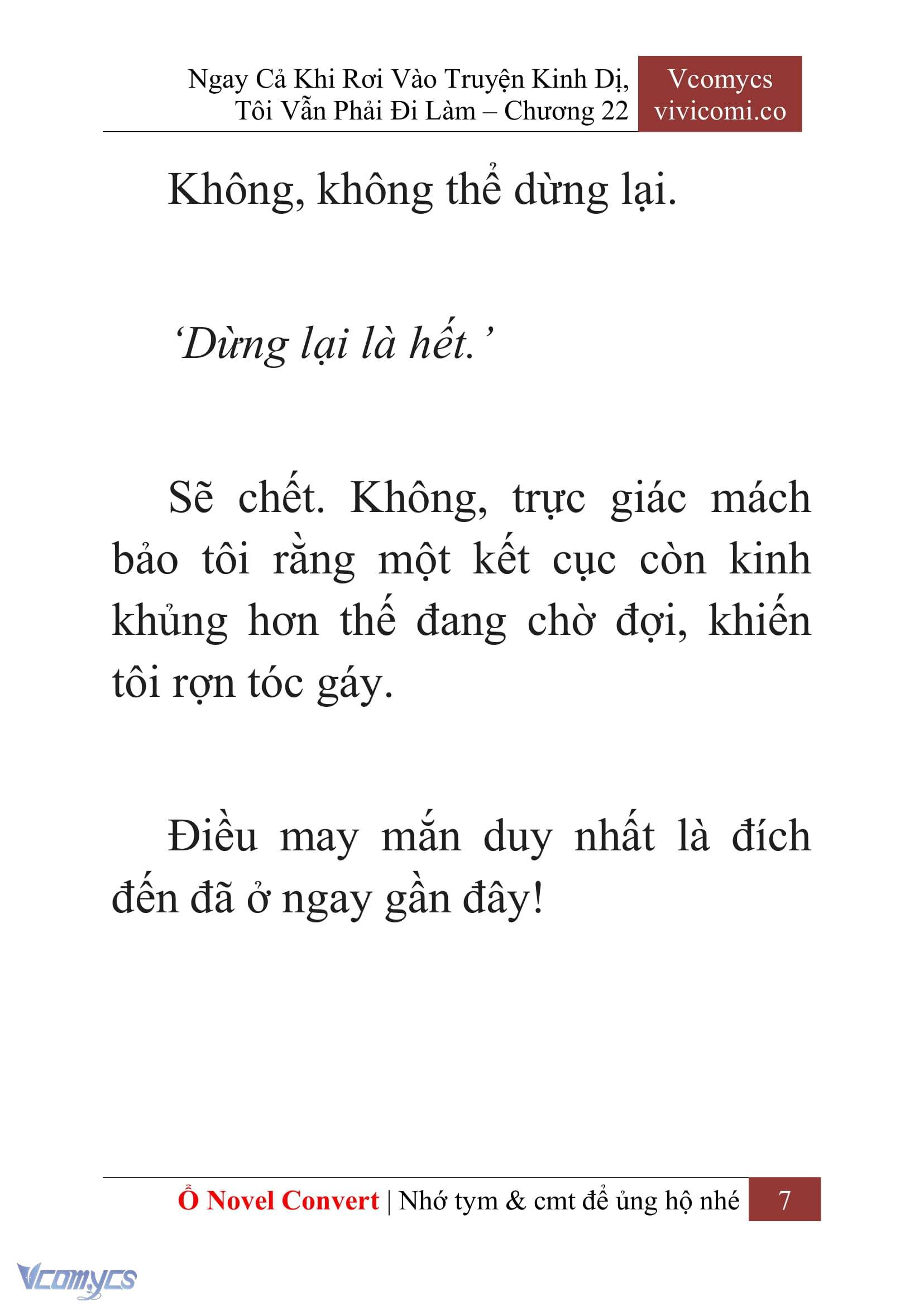 [Novel] Ngay Cả Khi Rơi Vào Truyện Kinh Dị, Tôi Vẫn Phải Đi Làm Chap 22 - Trang 2