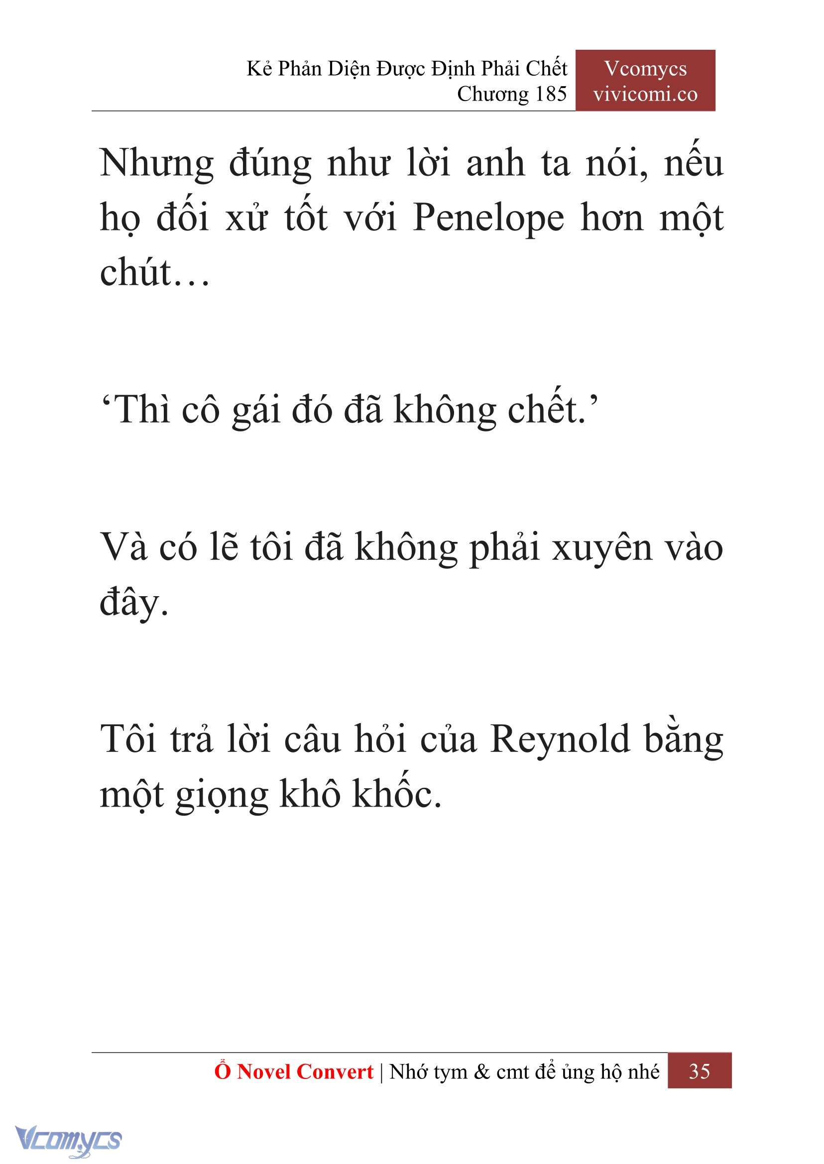 [Novel] Kẻ Phản Diện Được Định Phải Chết Chap 185 - Trang 2