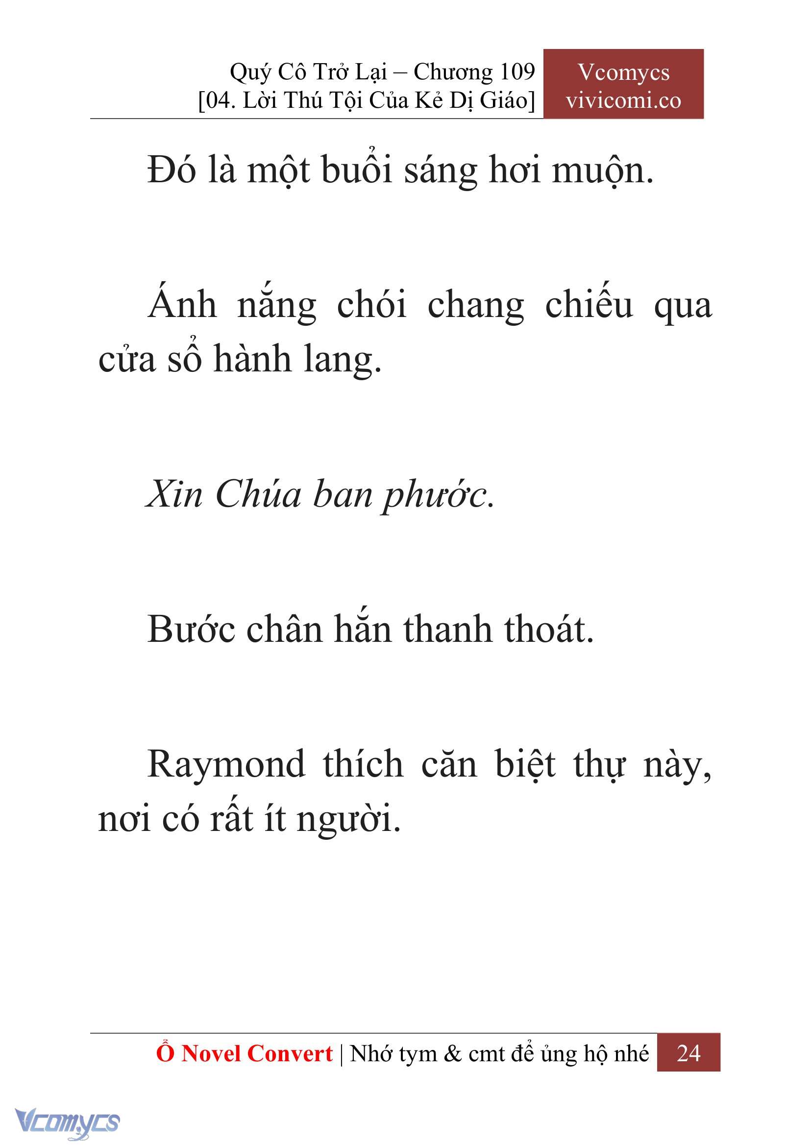 [Novel] Quý Cô Trở Lại Chap 109 - Trang 2