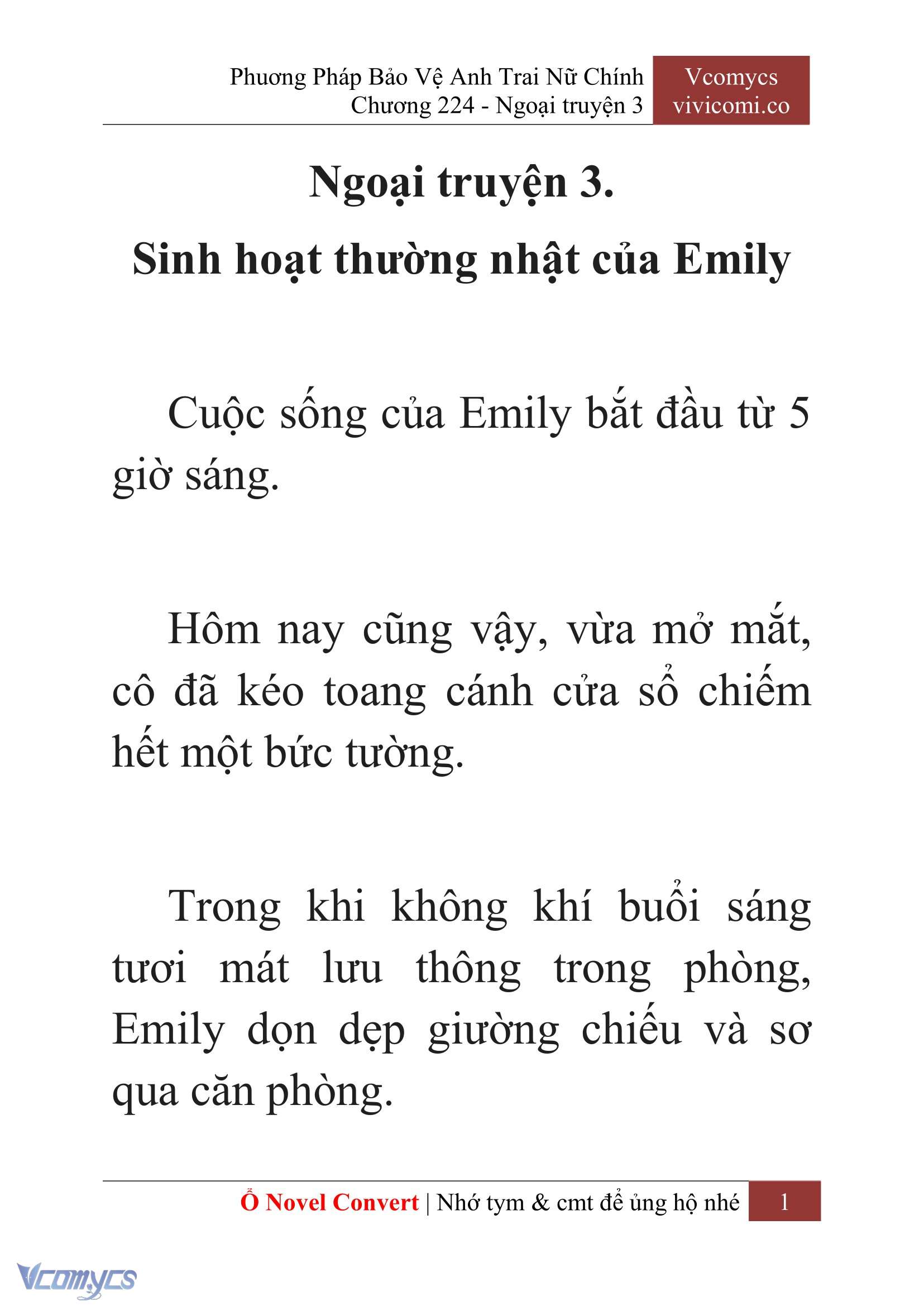 [Novel] Phương Pháp Bảo Vệ Anh Trai Nữ Chính Chap 224 - Trang 2