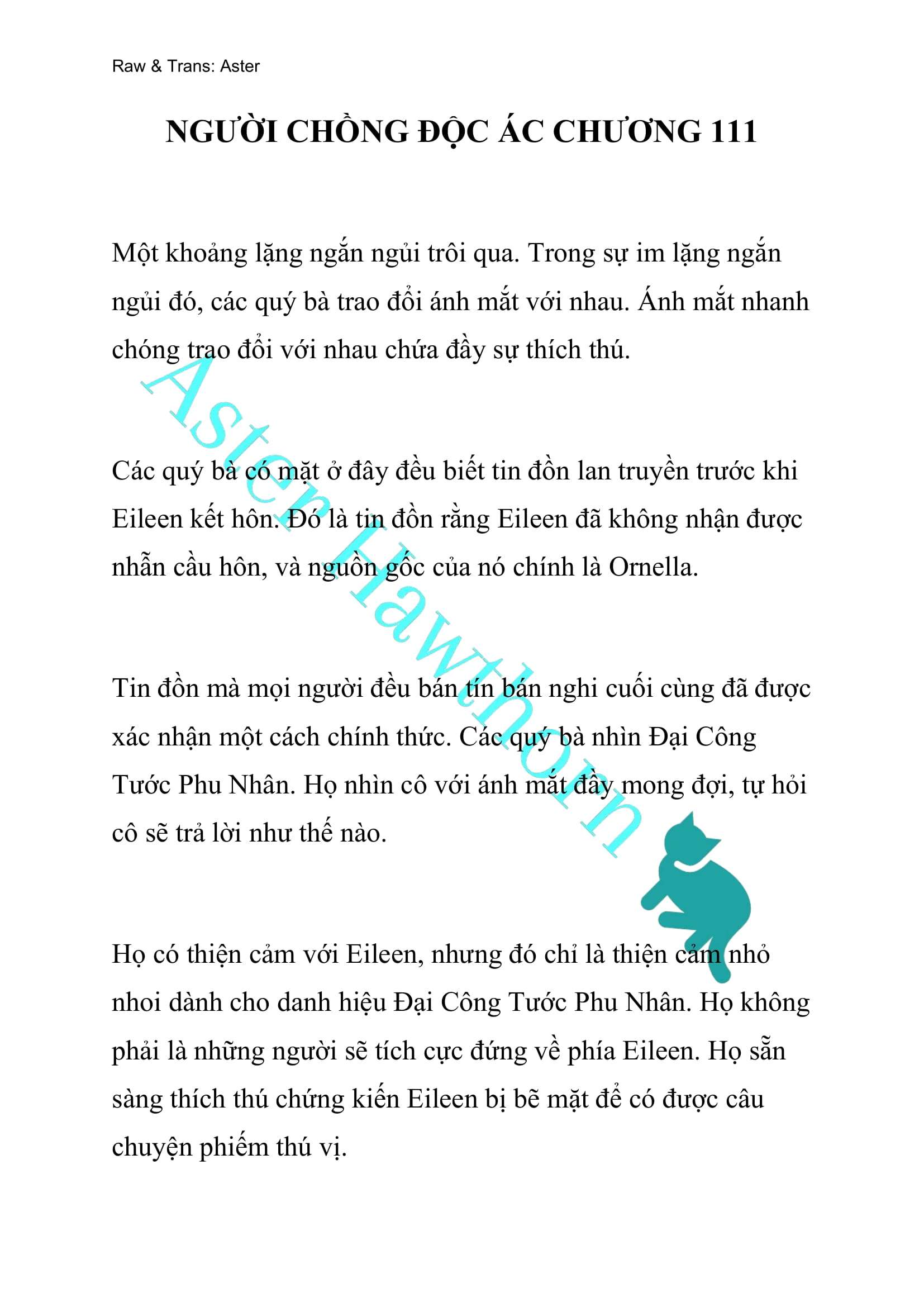 [NOVEL] Người Chồng Độc Ác Chap 111 - Trang 2