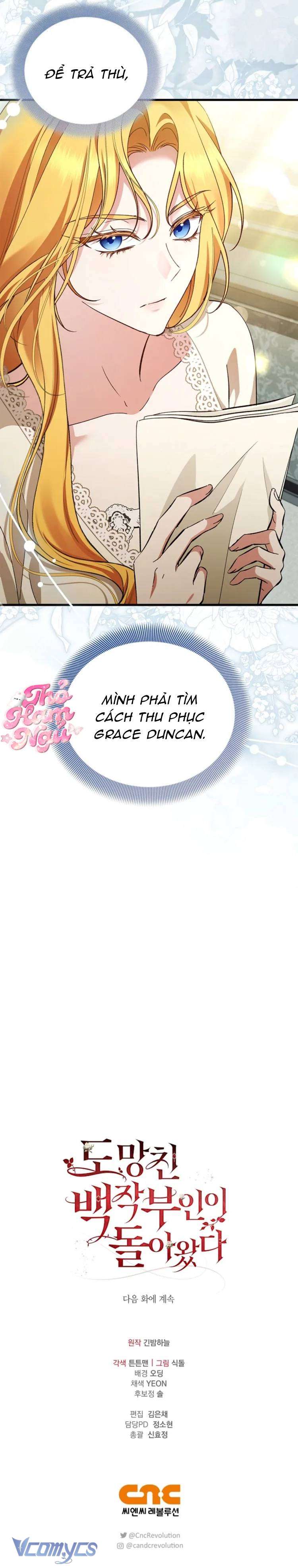 Nữ Bá Tước Bỏ Trốn Đã Quay Trở Lại Chap 16 - Trang 2