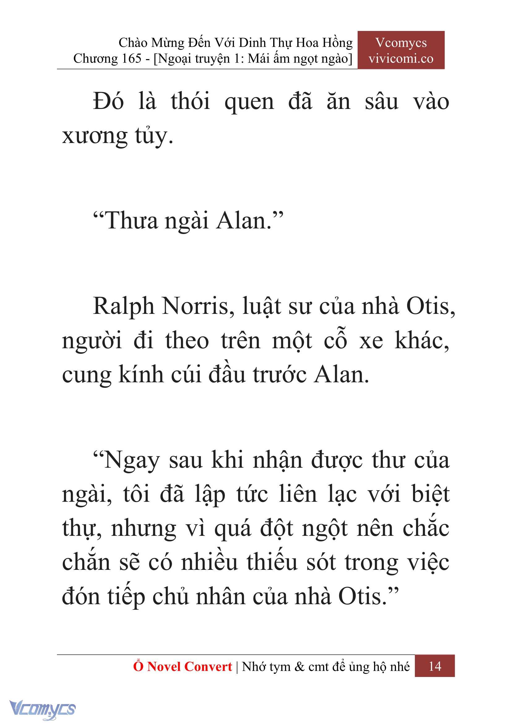 [Novel] Chào Mừng Đến Với Dinh Thự Hoa Hồng Chap 165 - Trang 2