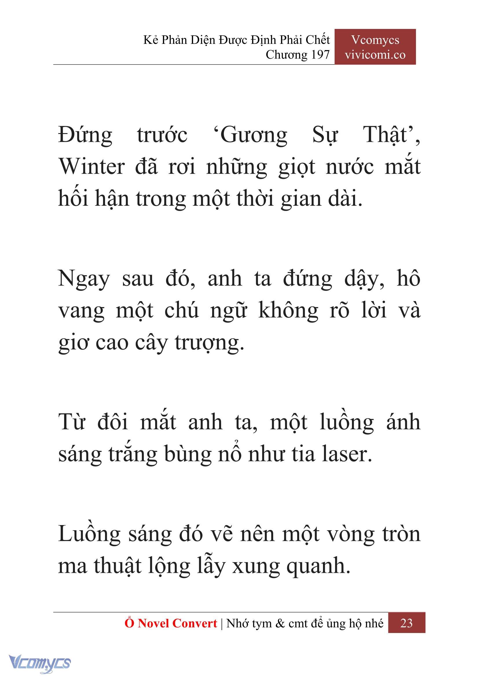 [Novel] Kẻ Phản Diện Được Định Phải Chết Chap 197 - Trang 2