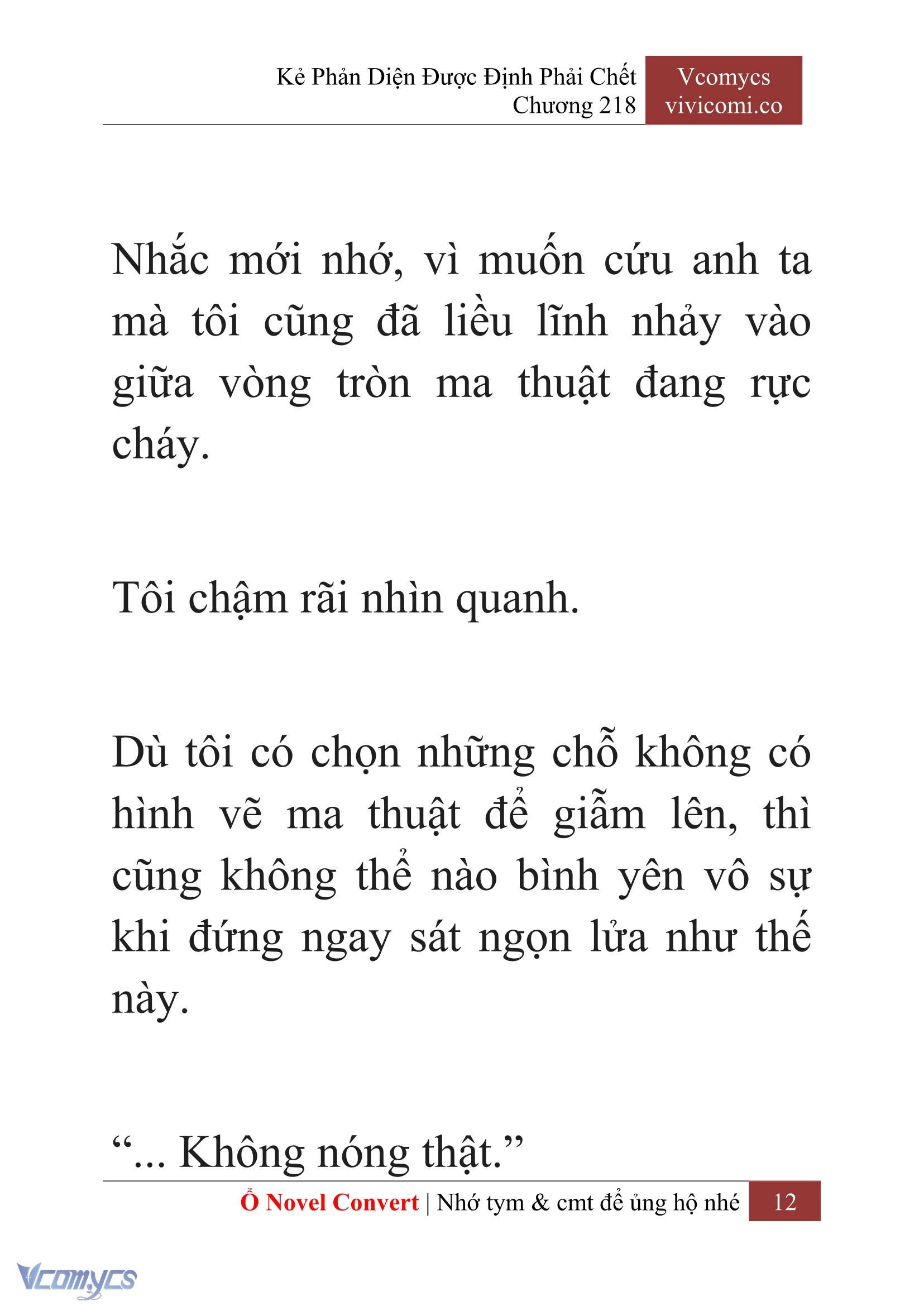 [Novel] Kẻ Phản Diện Được Định Phải Chết Chap 218 - Next Chap 219