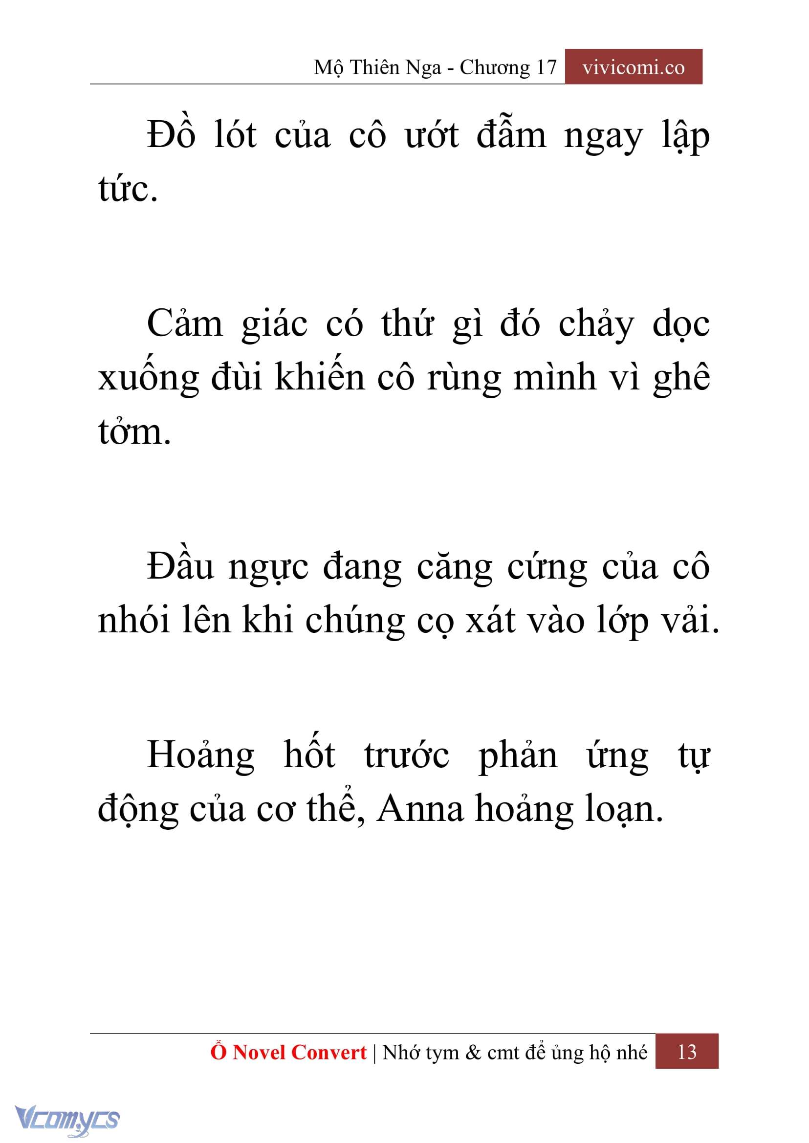 [Novel] Mộ Thiên Nga Chap 17 - Trang 2