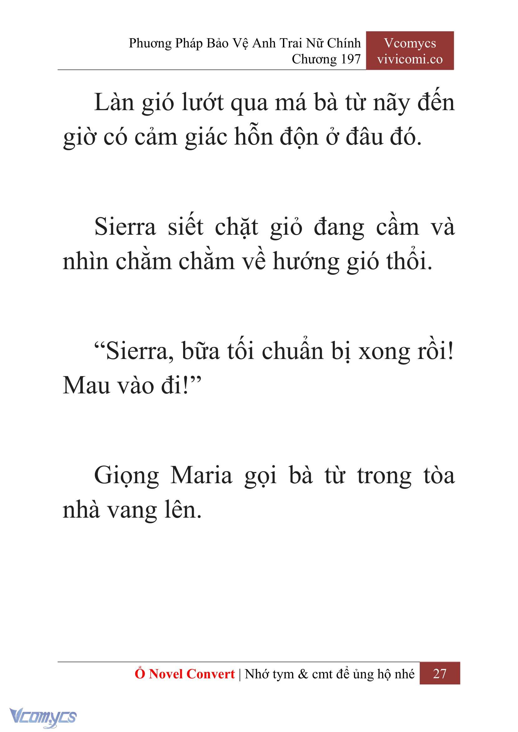 [Novel] Phương Pháp Bảo Vệ Anh Trai Nữ Chính Chap 197 - Trang 2