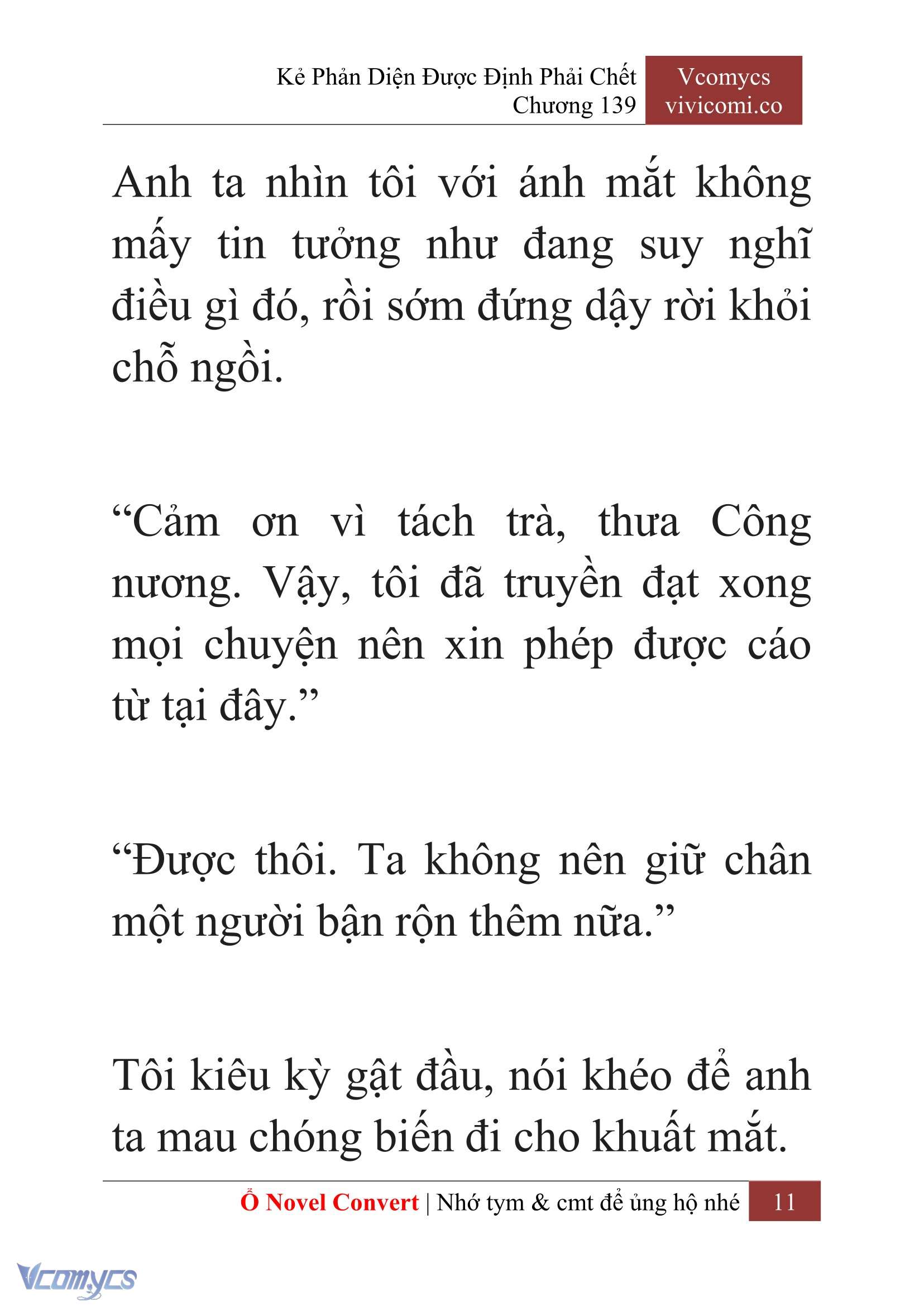 [Novel] Kẻ Phản Diện Được Định Phải Chết Chap 139 - Trang 2