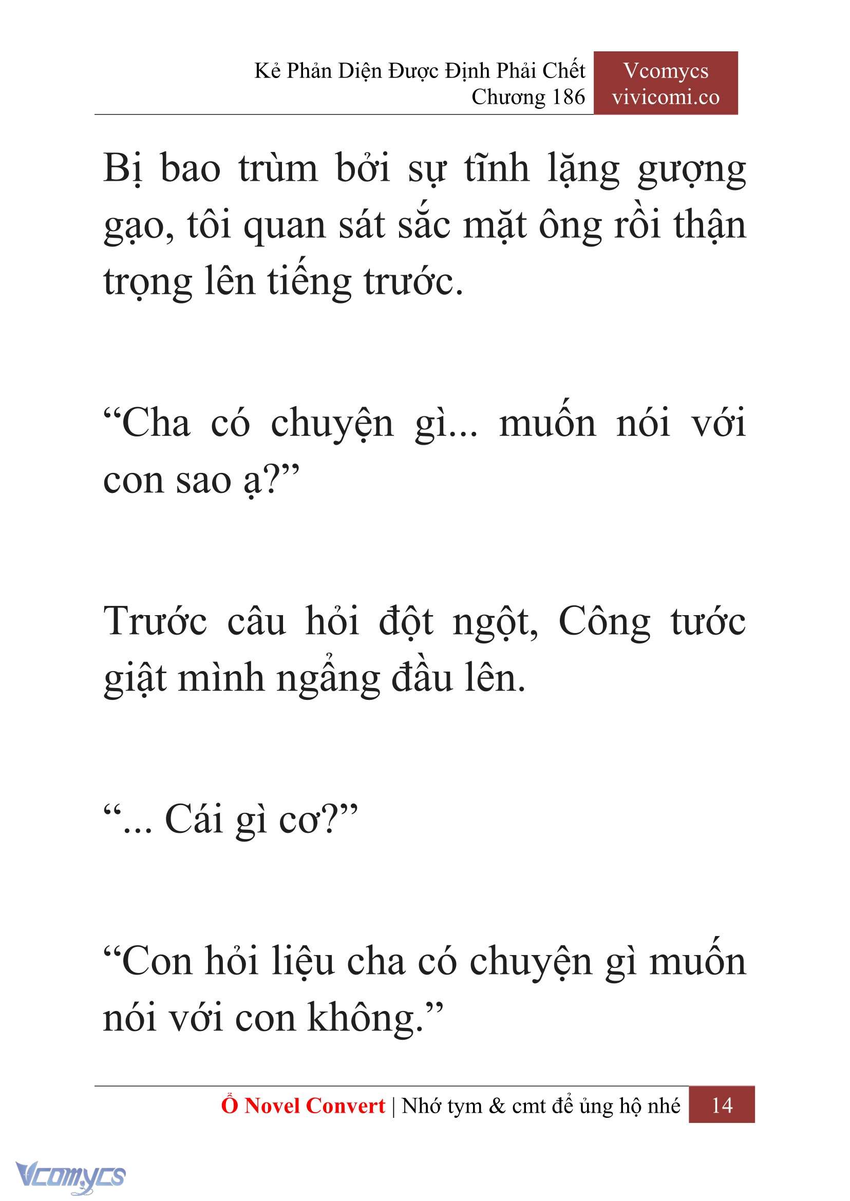 [Novel] Kẻ Phản Diện Được Định Phải Chết Chap 186 - Trang 2