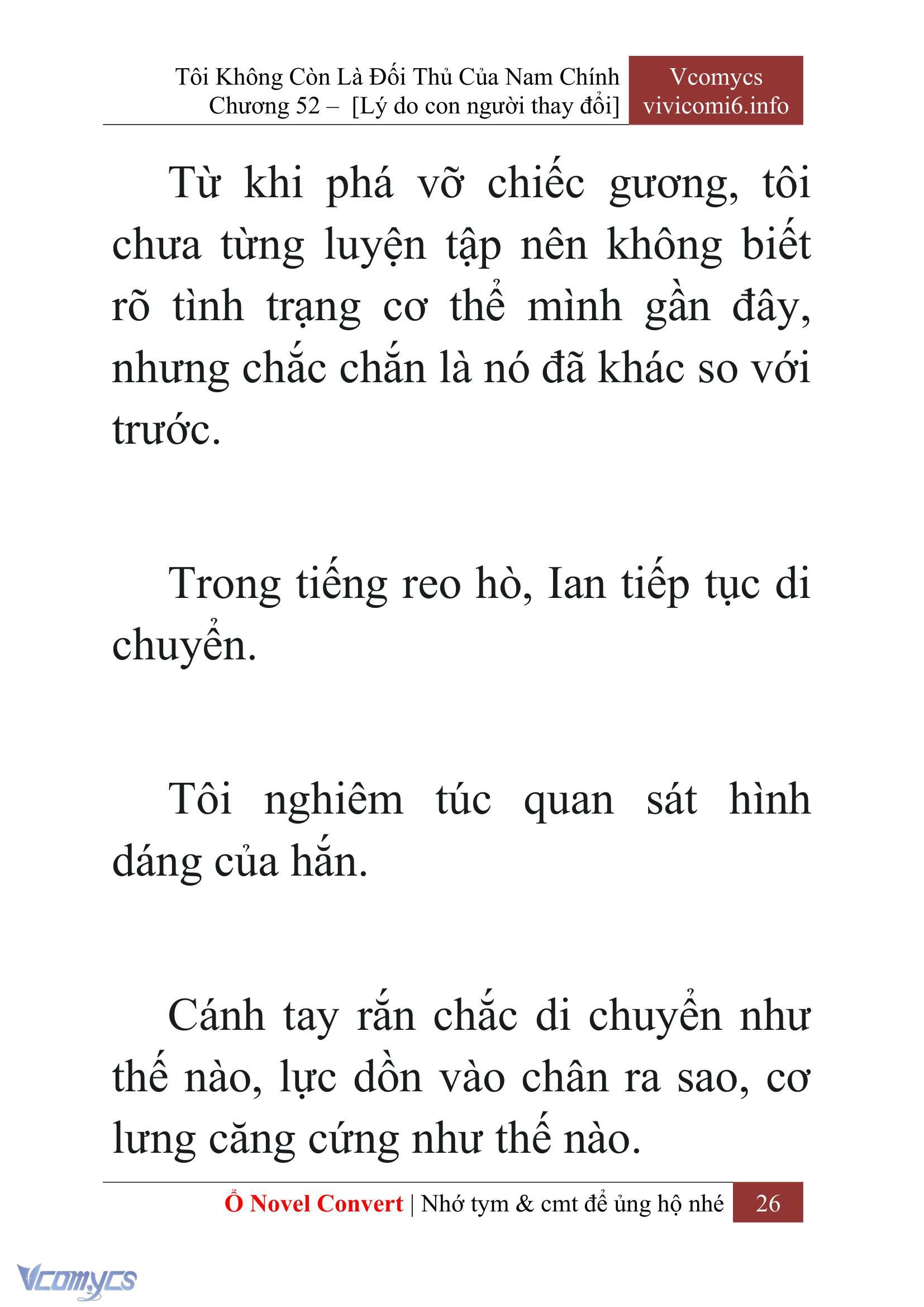 [Novel] Tôi Không Còn Là Đối Thủ Của Nam Chính Chap 52 - Trang 2
