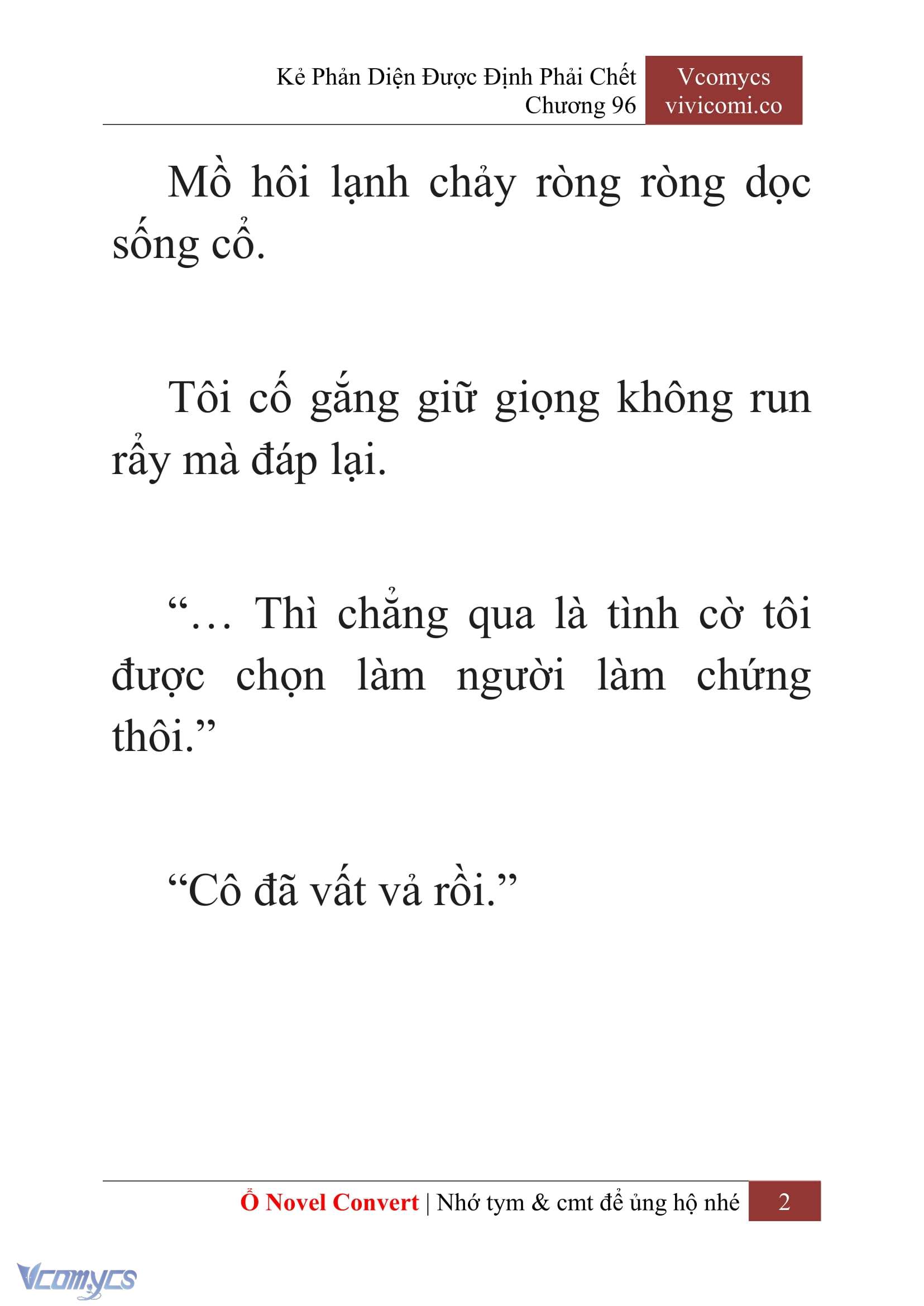[Novel] Kẻ Phản Diện Được Định Phải Chết Chap 96 - Trang 2
