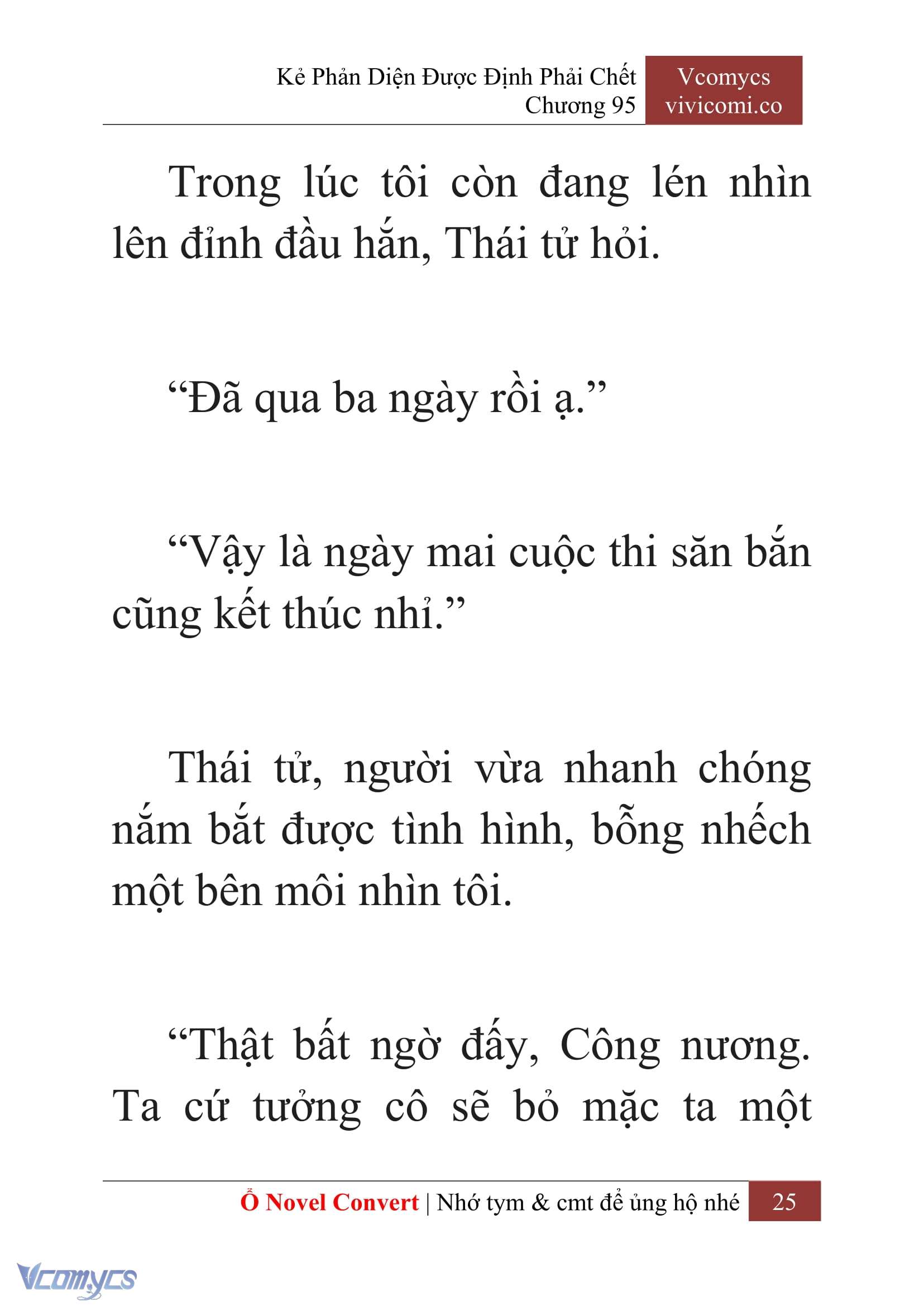 [Novel] Kẻ Phản Diện Được Định Phải Chết Chap 95 - Next Chap 96