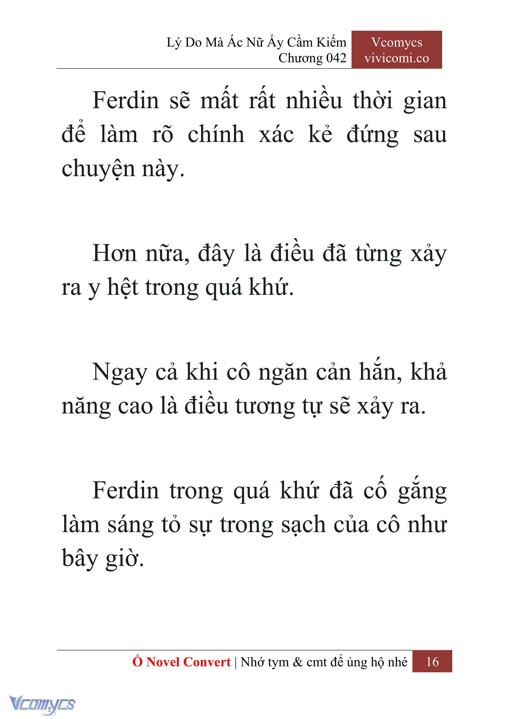 [Novel] Lý Do Mà Ác Nữ Ấy Cầm Kiếm Chap 42 - Next Chap 43