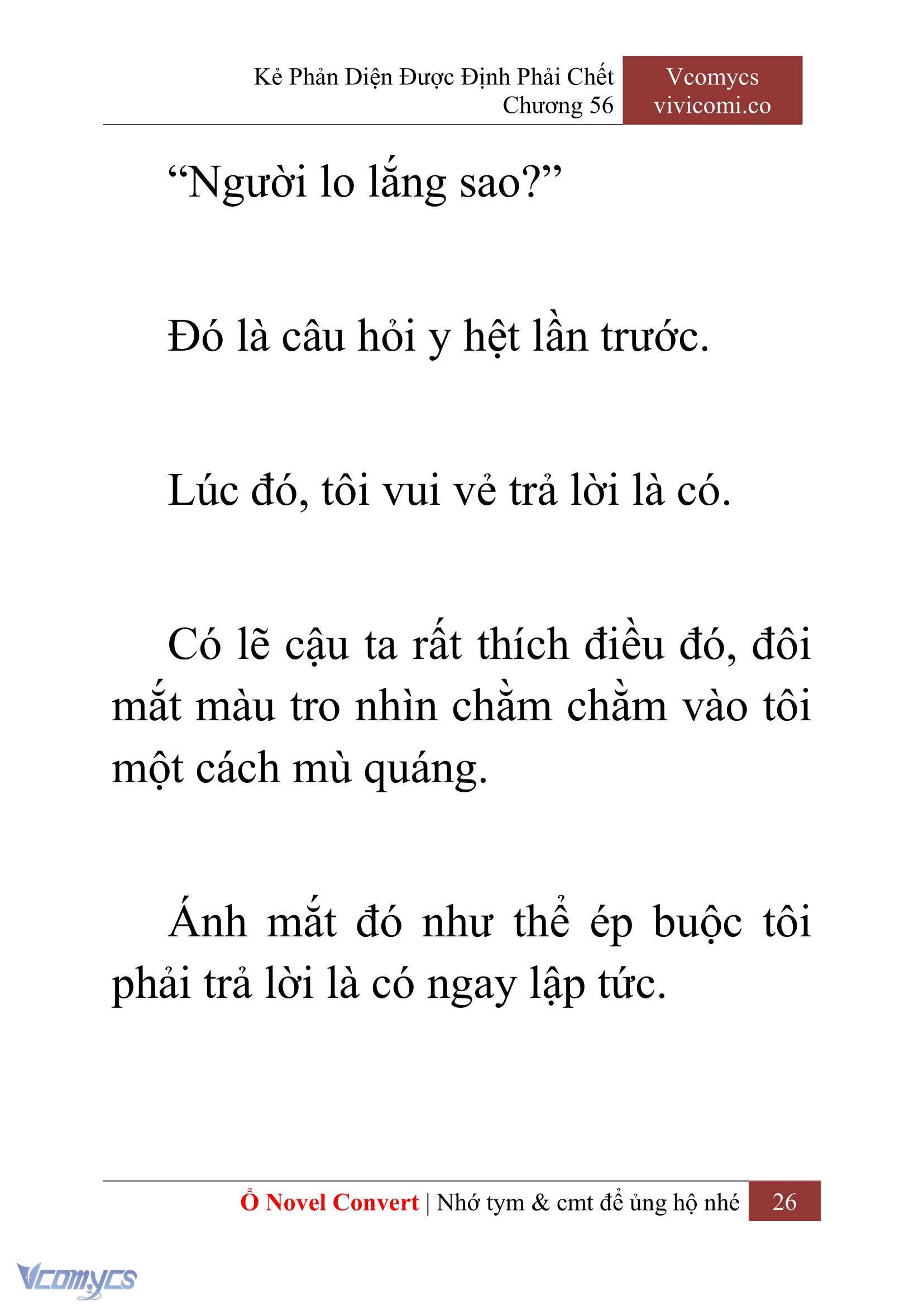 [Novel] Kẻ Phản Diện Được Định Phải Chết Chap 56 - Next Chap 57