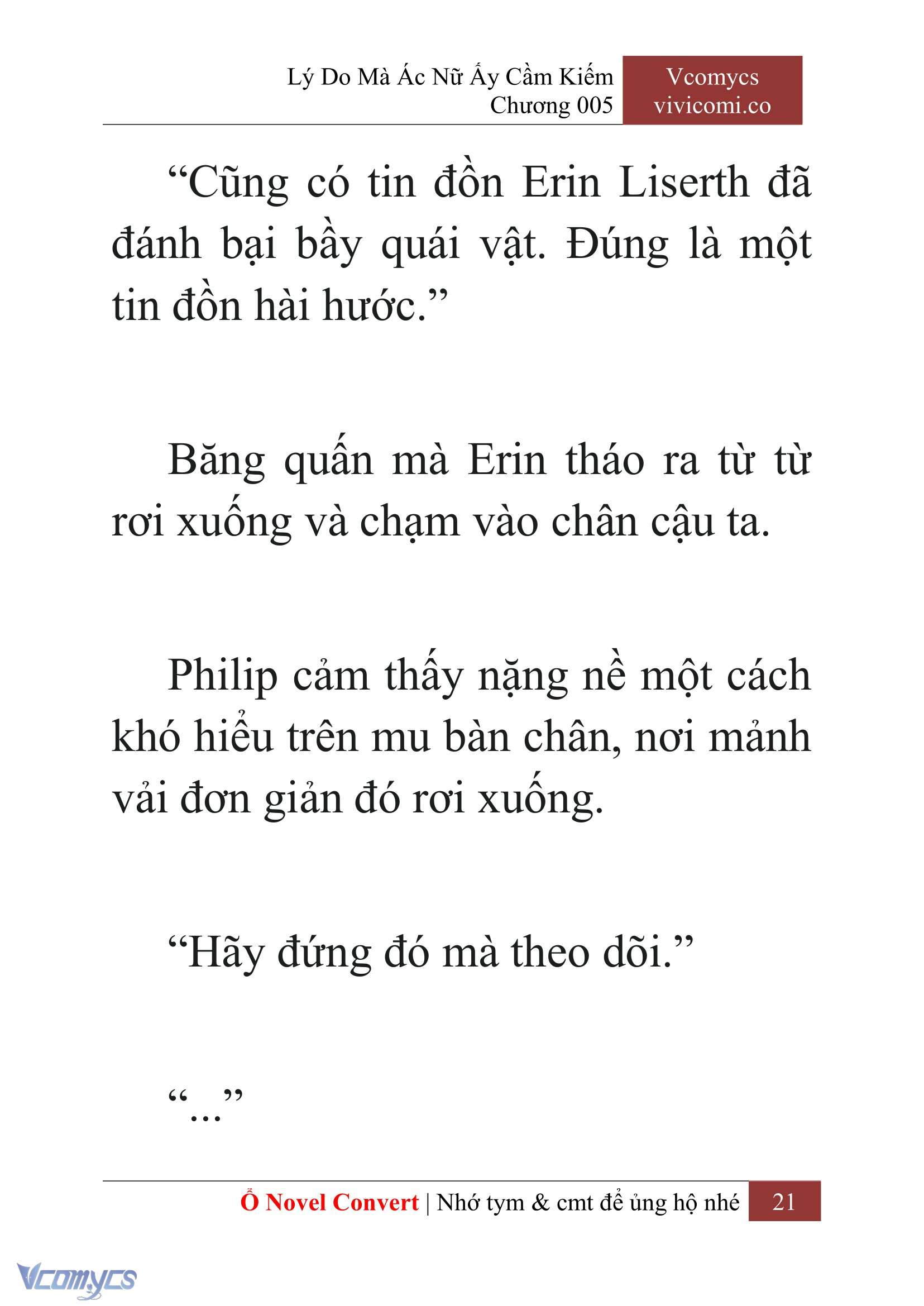 [Novel] Lý Do Mà Ác Nữ Ấy Cầm Kiếm Chap 5 - Next Chap 6