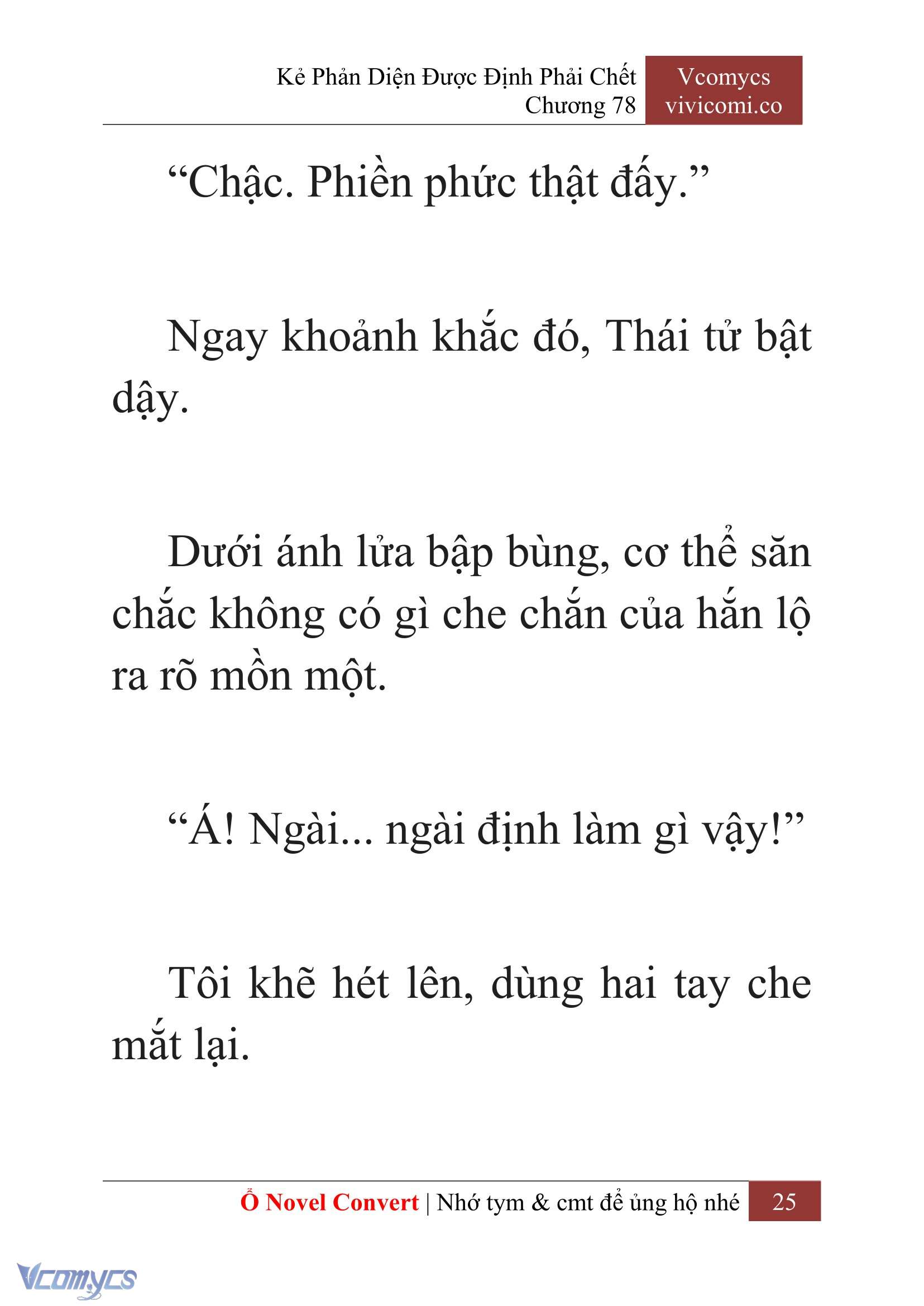 [Novel] Kẻ Phản Diện Được Định Phải Chết Chap 78 - Next Chap 79