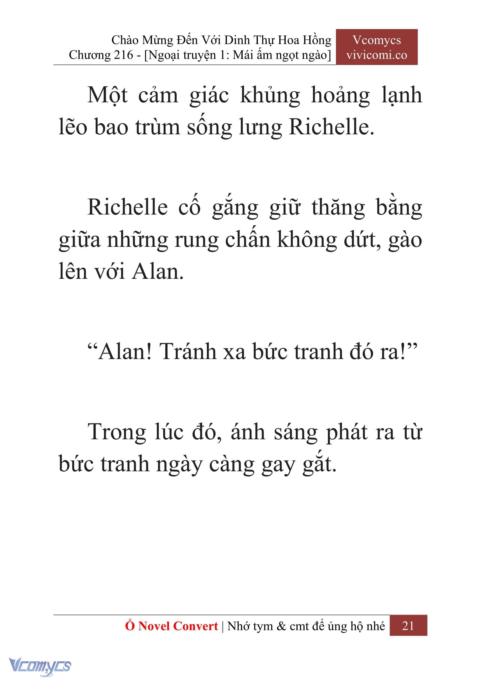 [Novel] Chào Mừng Đến Với Dinh Thự Hoa Hồng Chap 216 - Trang 2