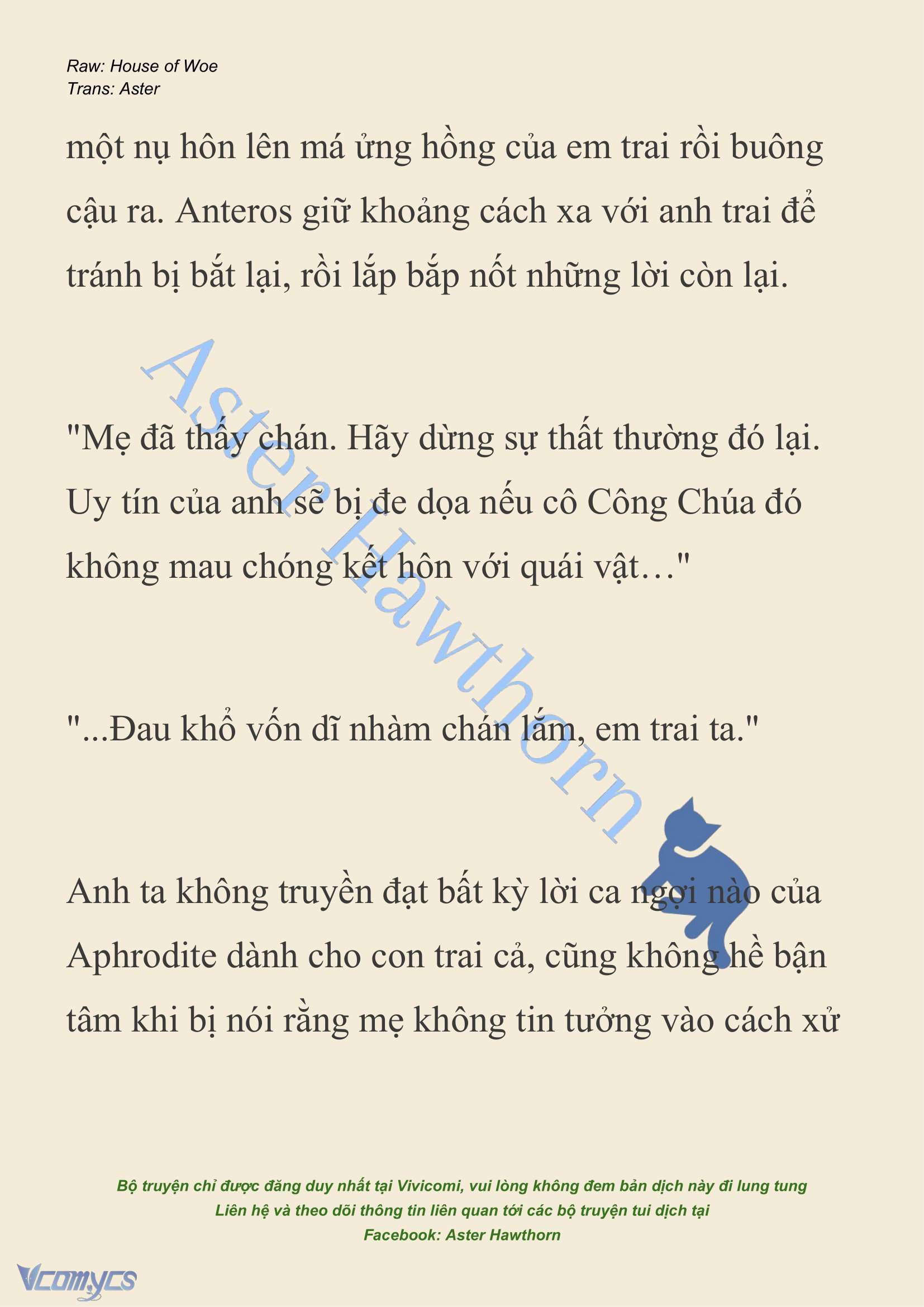 [NOVEL] Dành Cho Các Nữ Thần: Dành cho Psyche Chap 11 - Next Chap 12