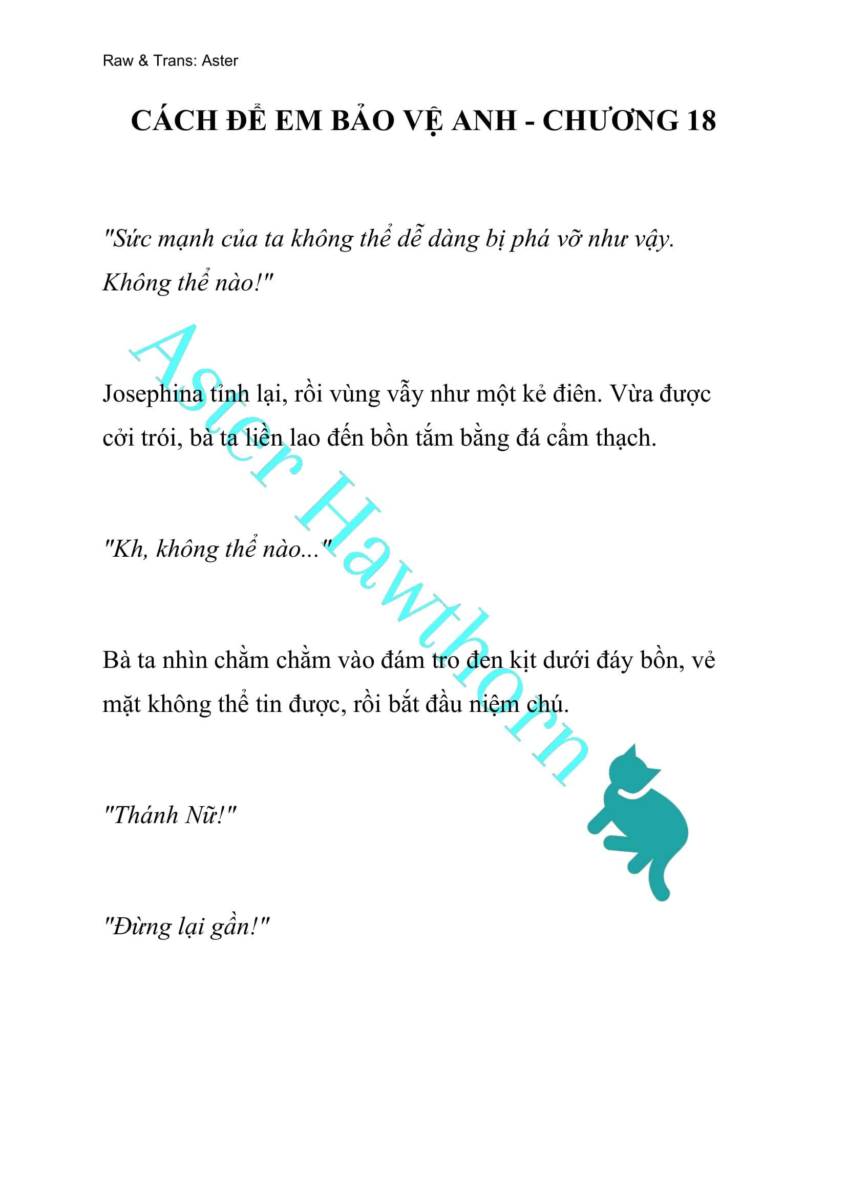 [NOVEL] Cách Để Em Bảo Vệ Anh Chap 18 - Trang 2