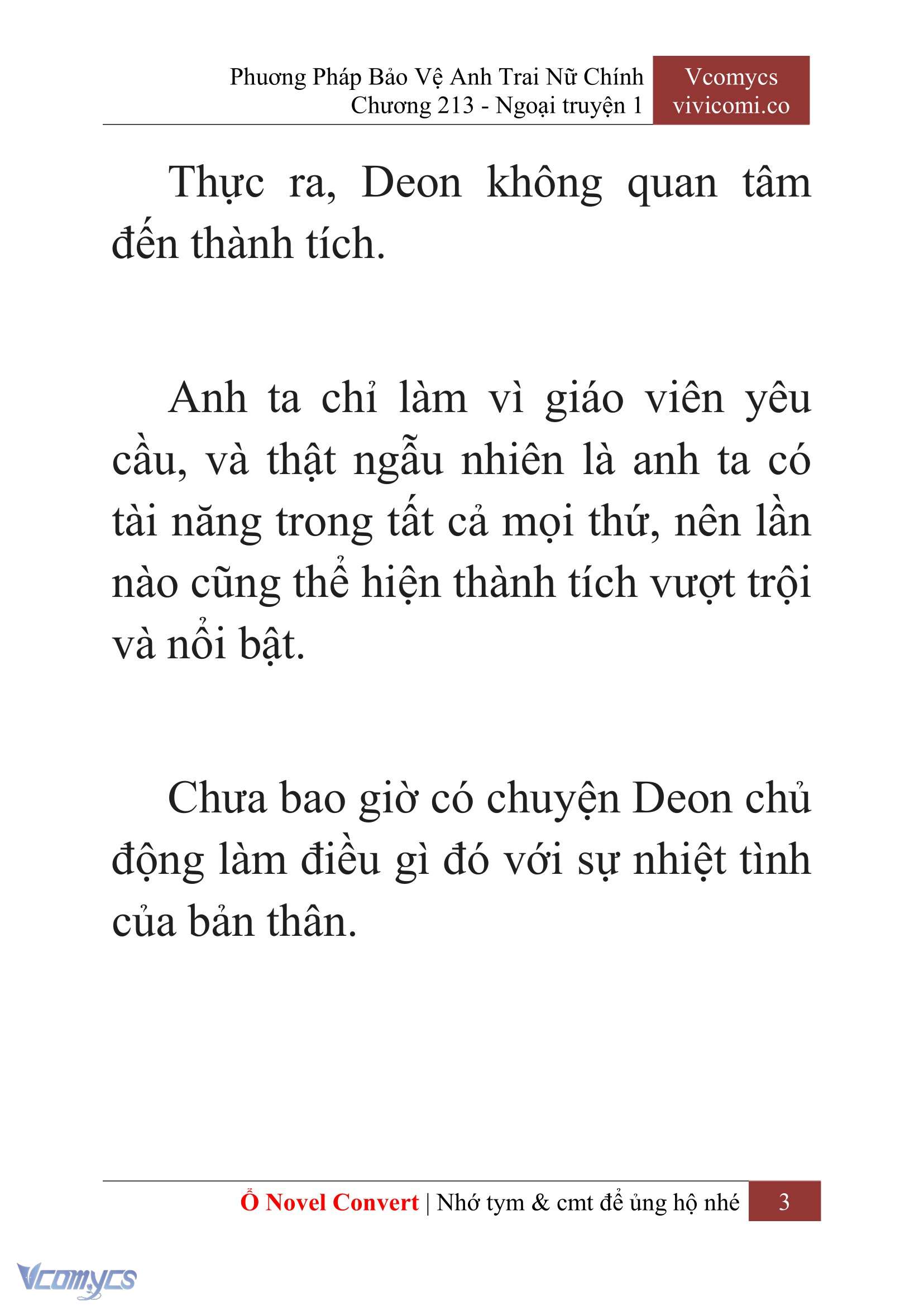 [Novel] Phương Pháp Bảo Vệ Anh Trai Nữ Chính Chap 213 - Trang 2