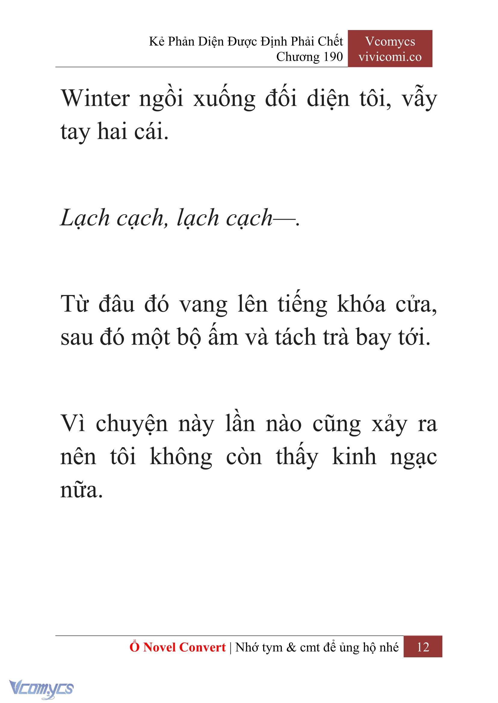 [Novel] Kẻ Phản Diện Được Định Phải Chết Chap 190 - Trang 2