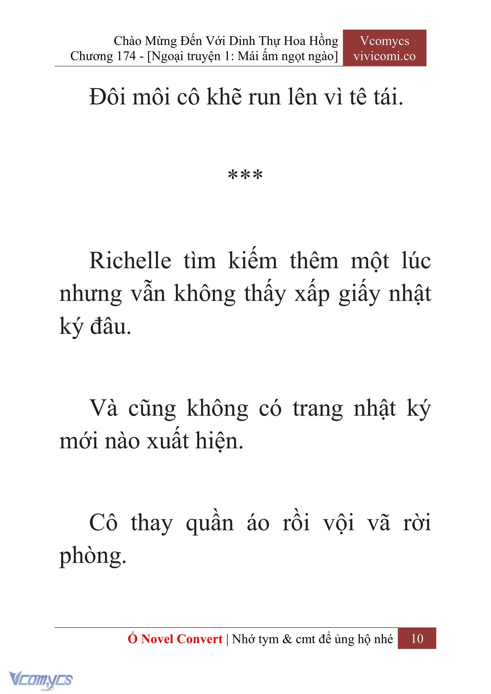 [Novel] Chào Mừng Đến Với Dinh Thự Hoa Hồng Chap 174 - Trang 2