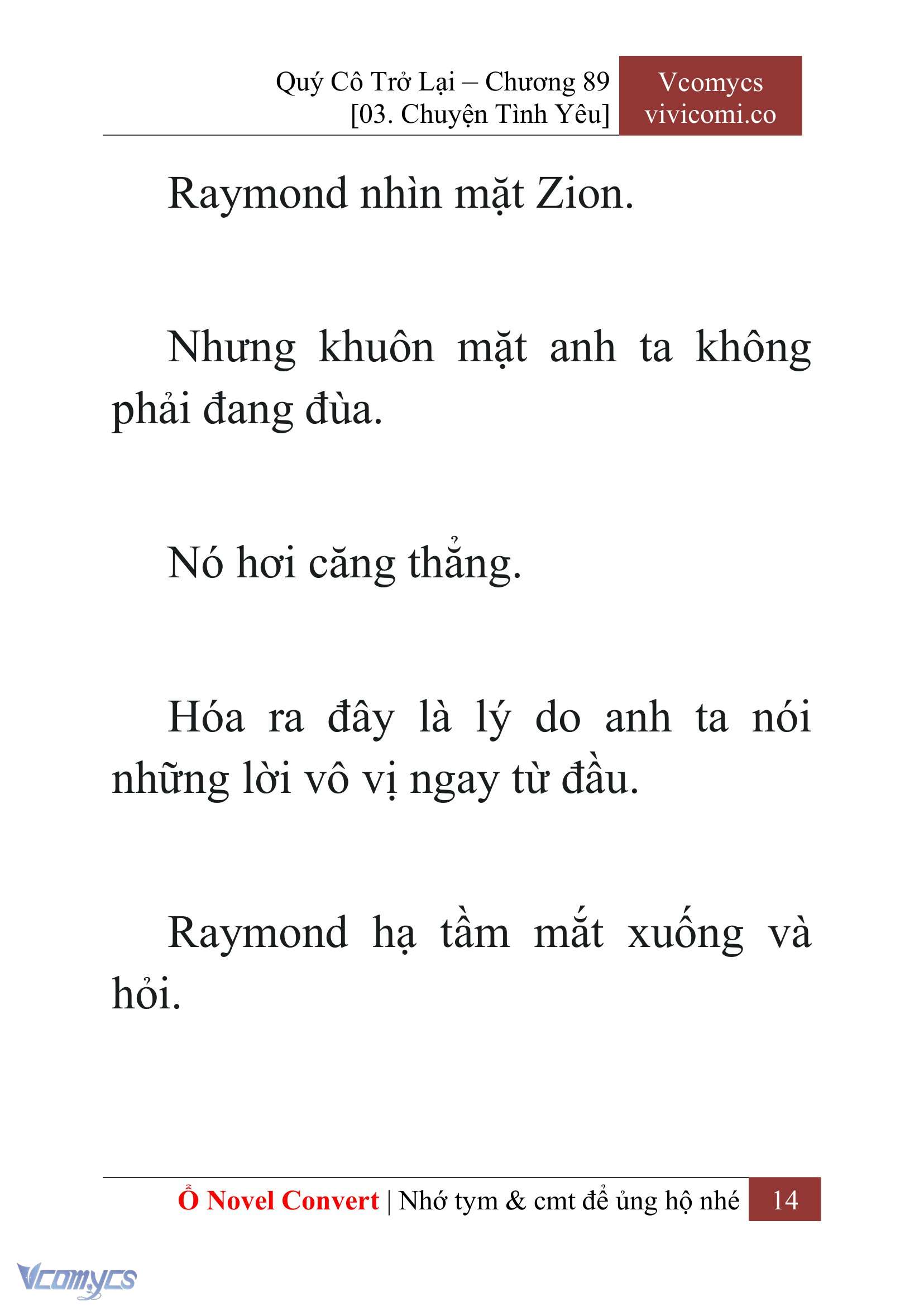 [Novel] Quý Cô Trở Lại Chap 89 - Trang 2