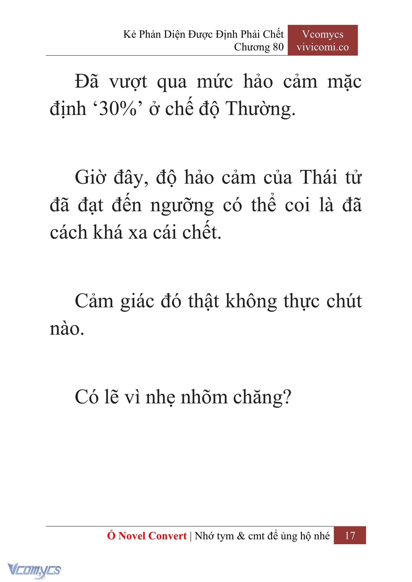 [Novel] Kẻ Phản Diện Được Định Phải Chết Chap 80 - Trang 2